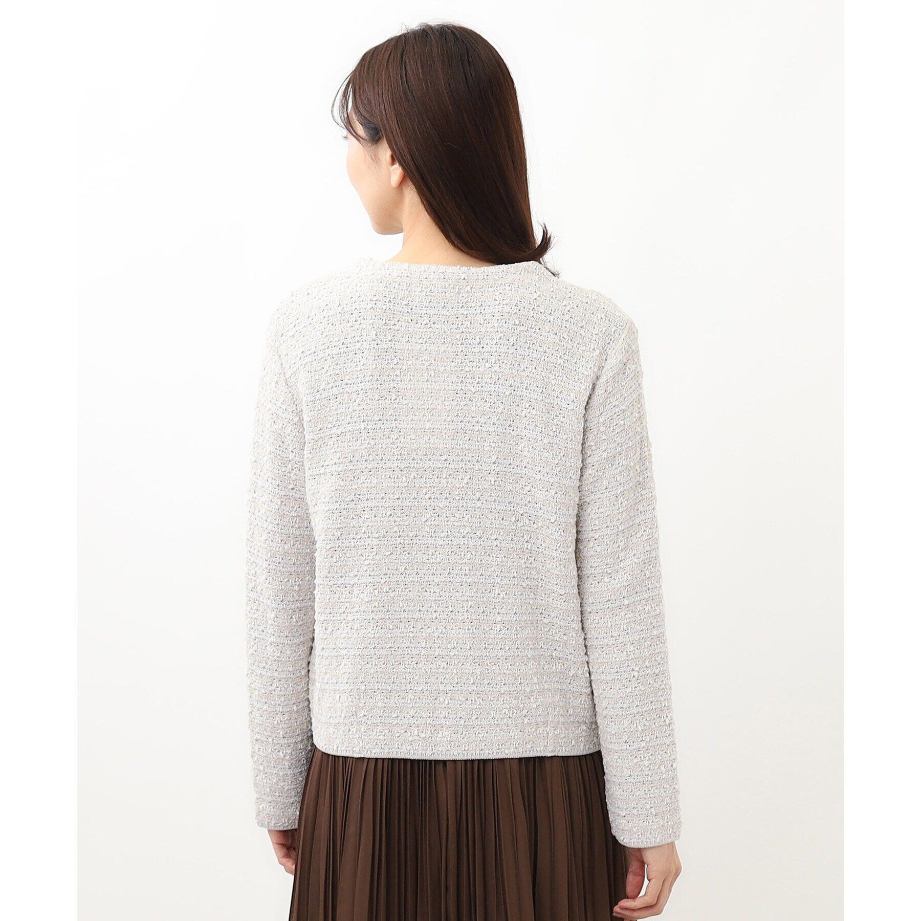 Reflect「ツイーディーラメカーディガン」|カーディガン|