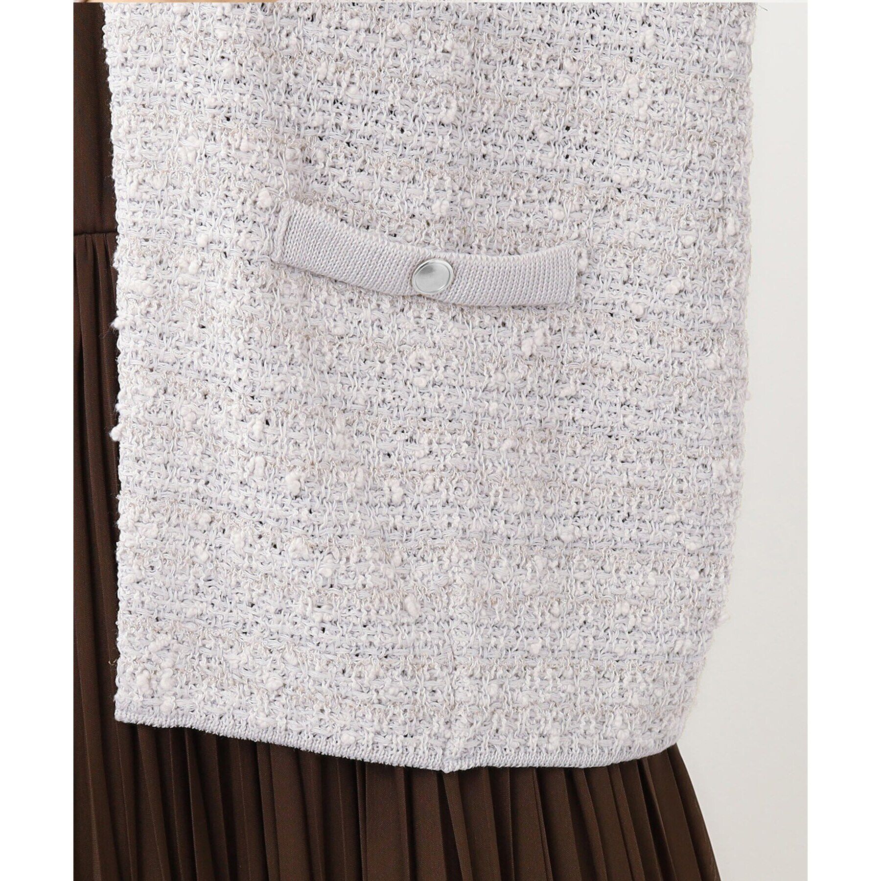 Reflect「ツイーディーラメカーディガン」|カーディガン|