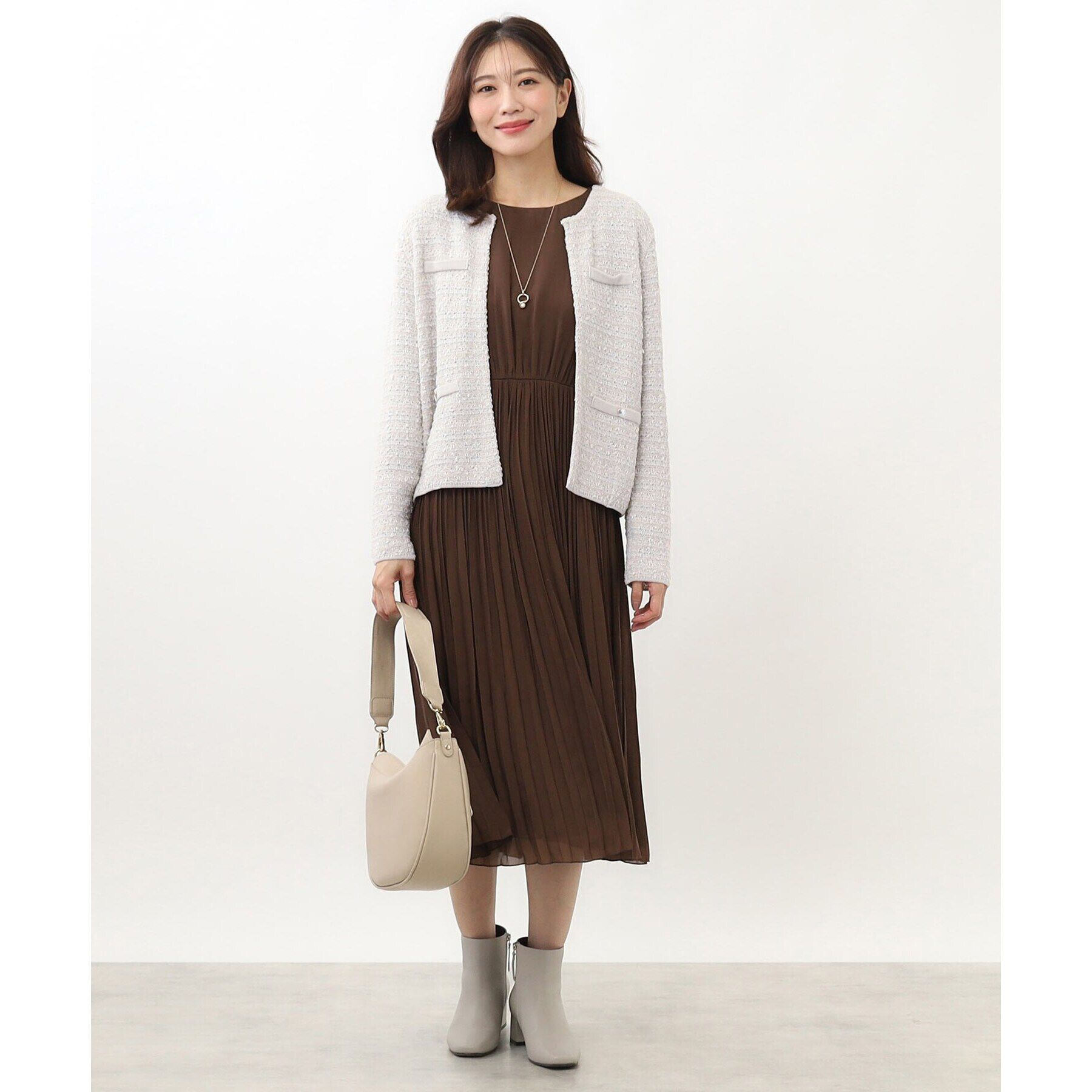 Reflect「ツイーディーラメカーディガン」|カーディガン|