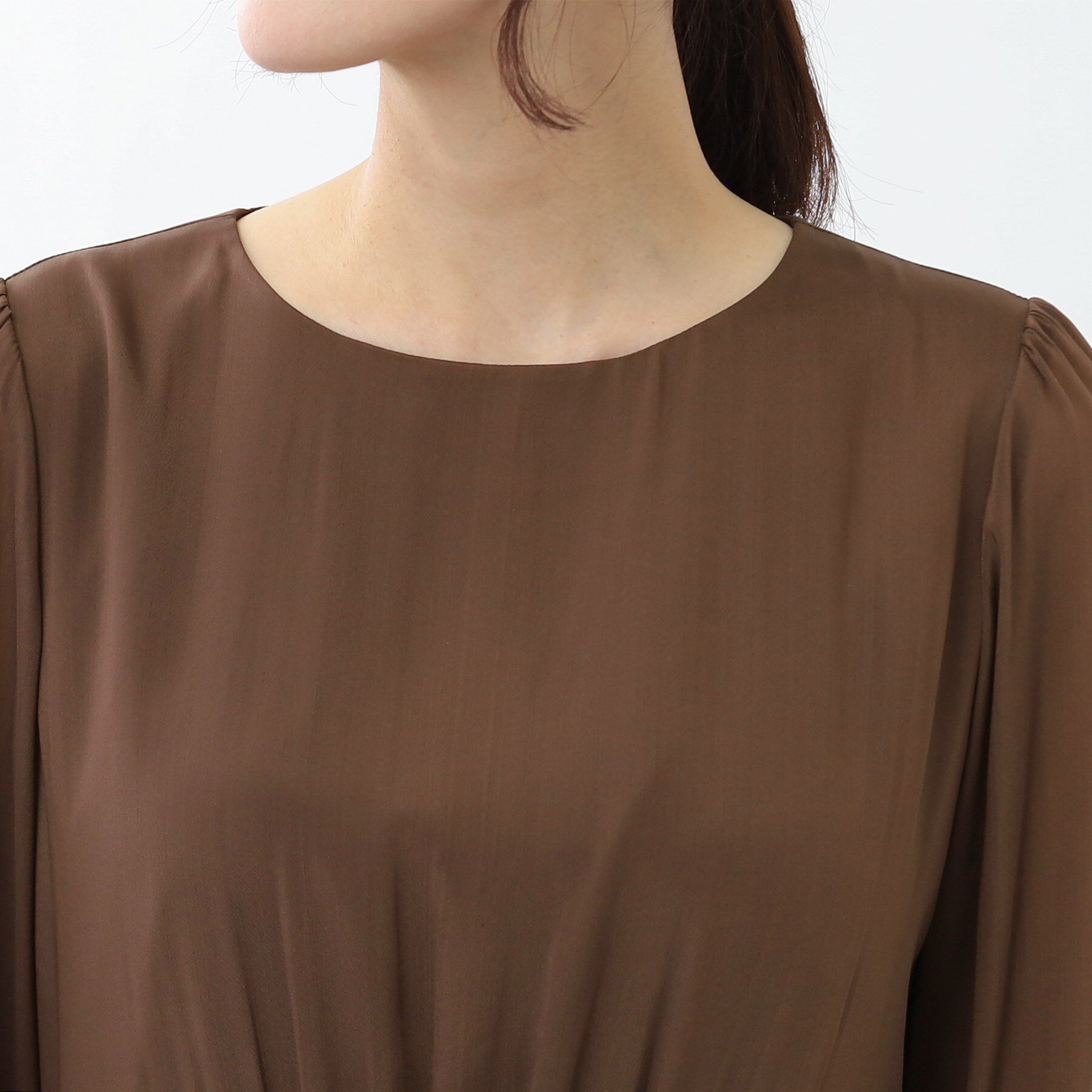 Reflect「【手洗い可】フィットアンドフレアワンピース」|ワンピース|