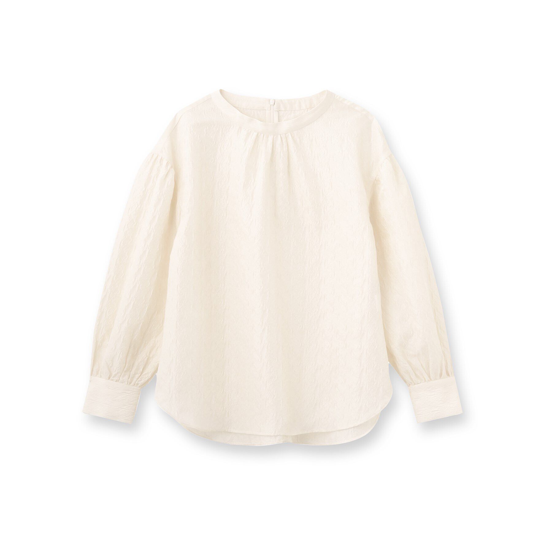 Reflect「【手洗い可】シャイニージャカードブラウス」|シャツ・ブラウス|