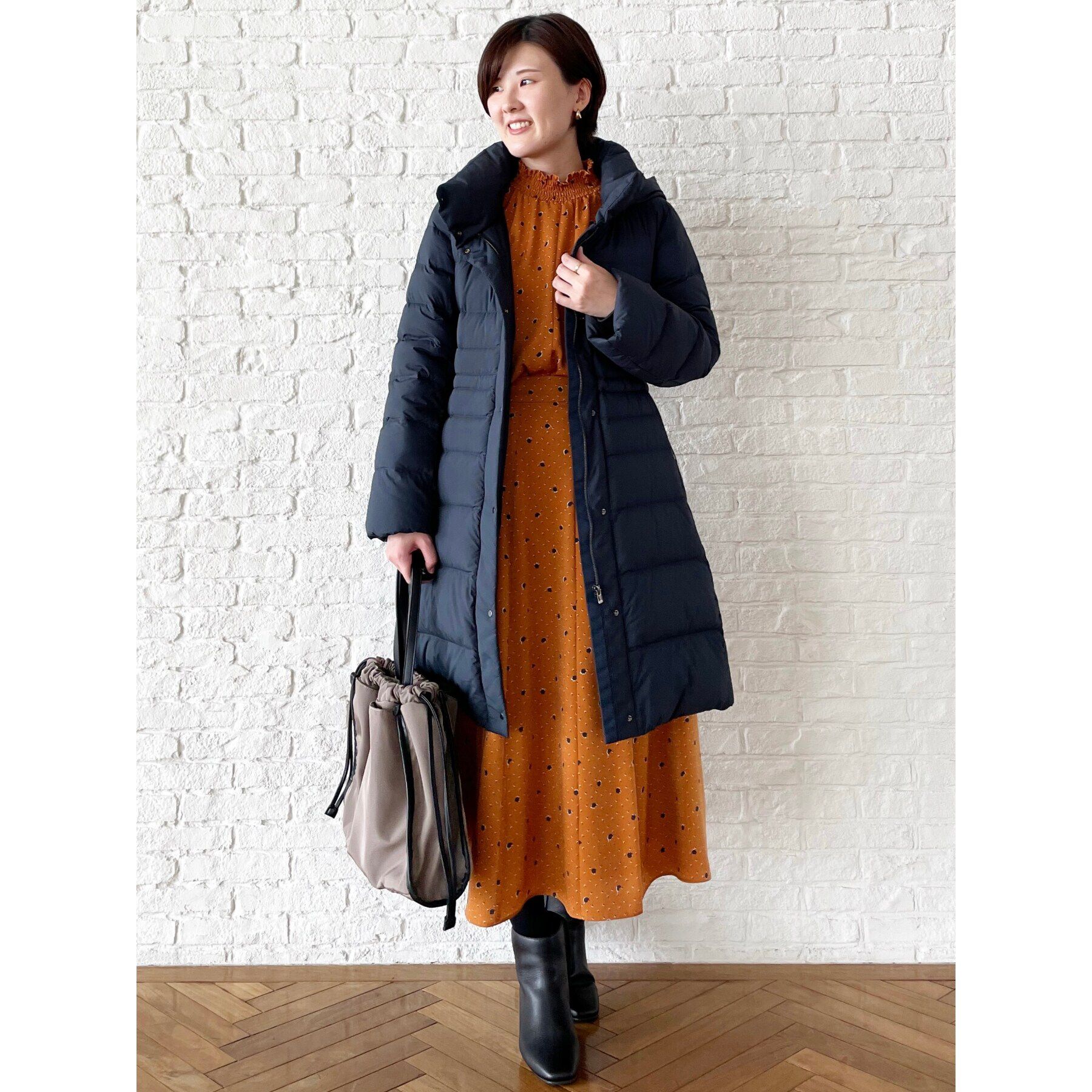 Reflect「【定番人気/フィルパワー800/フード取り外し可】フーデッドロングダウンコート」|ダウン|