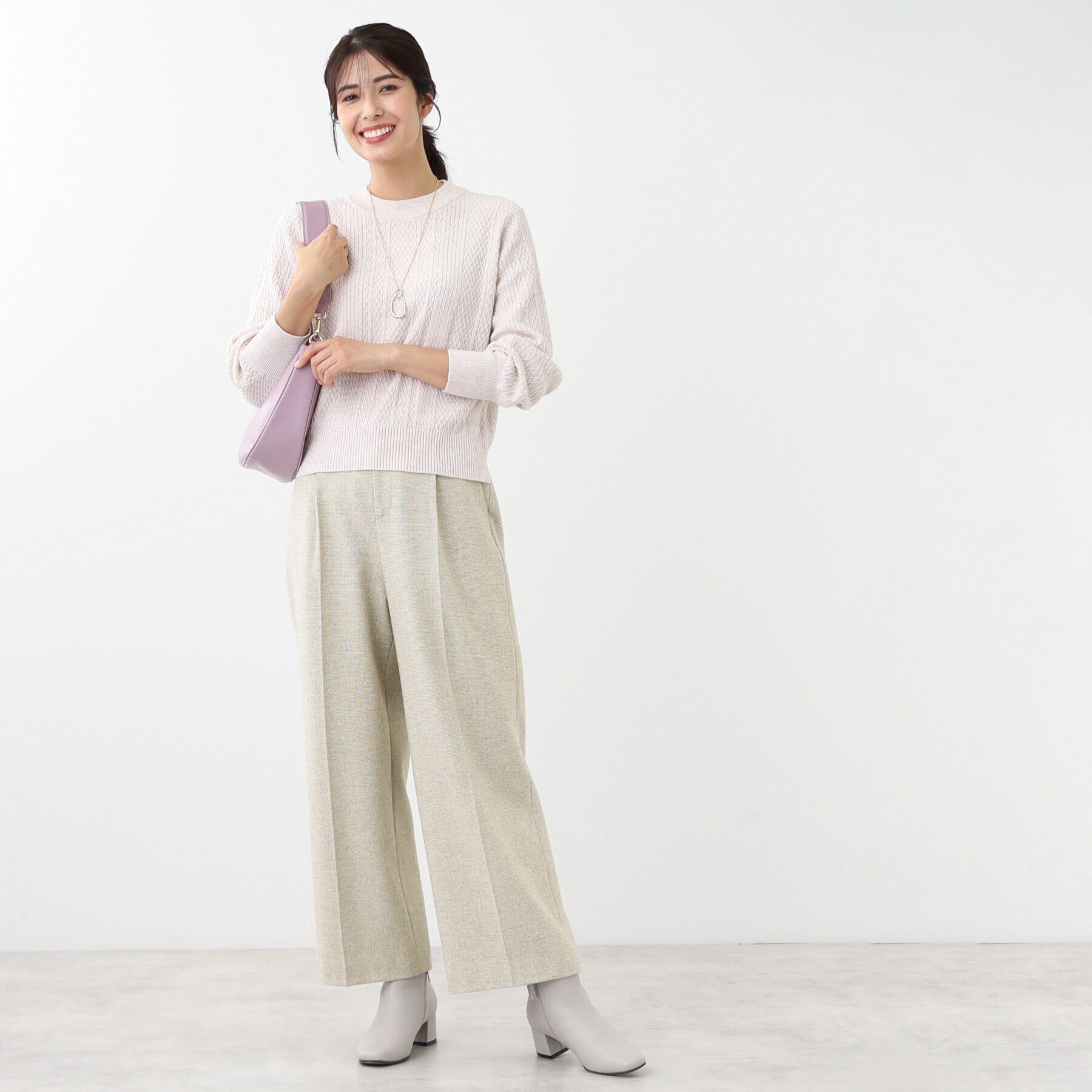 Reflect「【SALE／手洗い可】フルレングスワイドストレートパンツ」|その他|