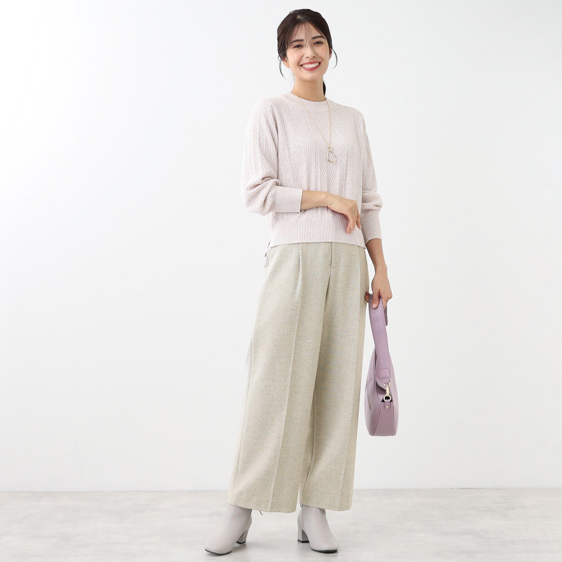 Reflect「【SALE／手洗い可】フルレングスワイドストレートパンツ」|その他|