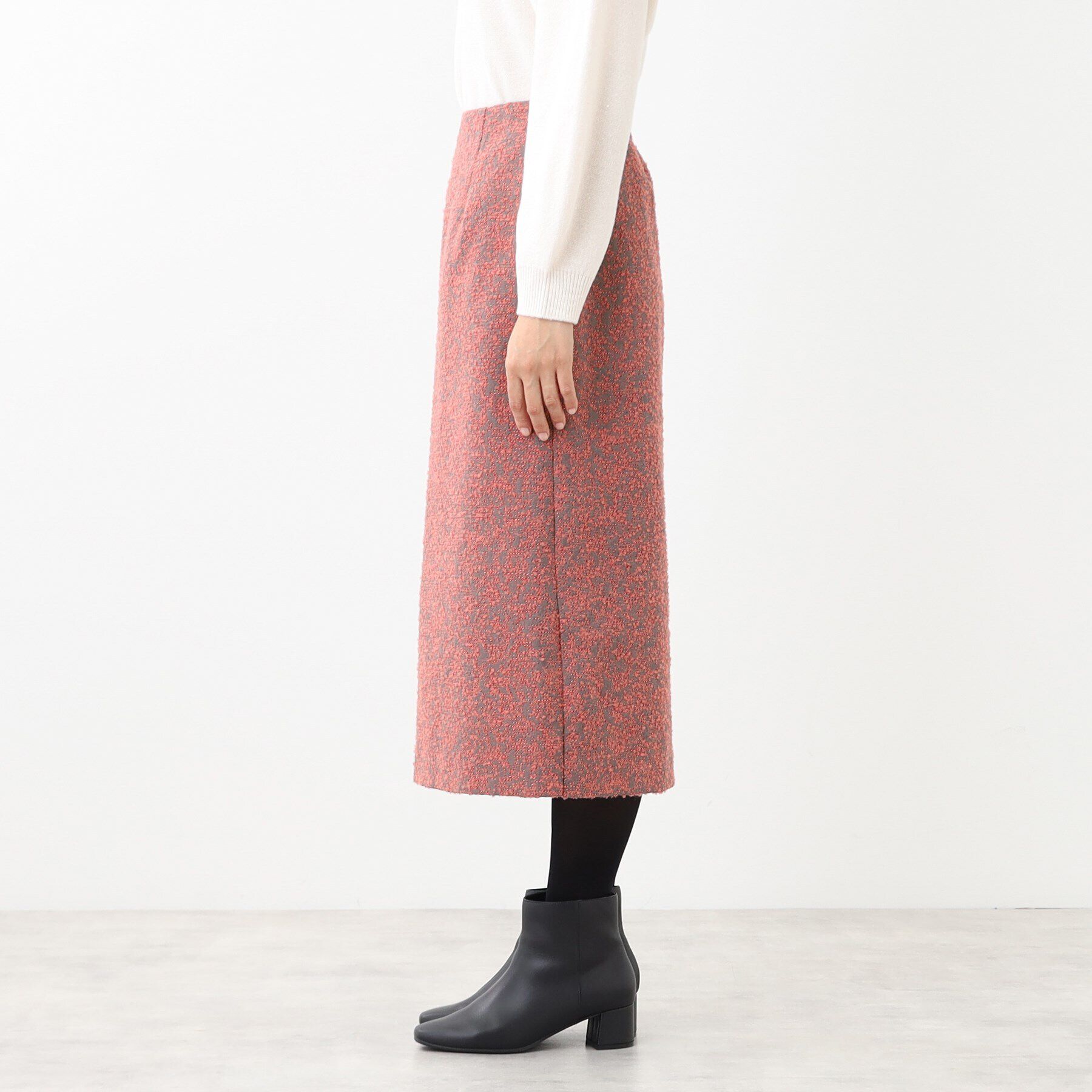 Reflect「フラワージャカードタイトスカート」|スカート|