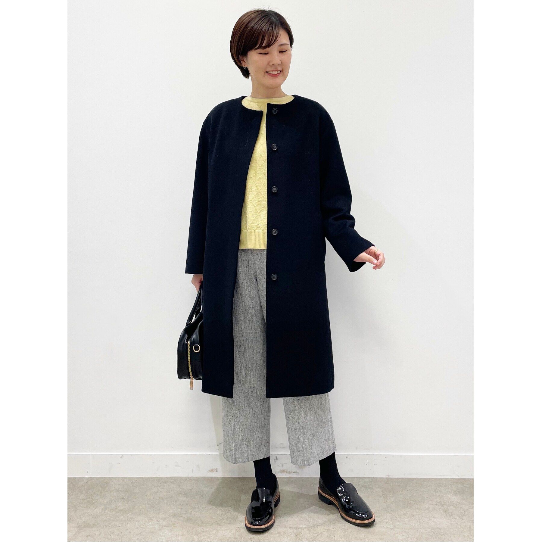 Reflect「リラクシーノーカラーコート」|ノーカラーコート|