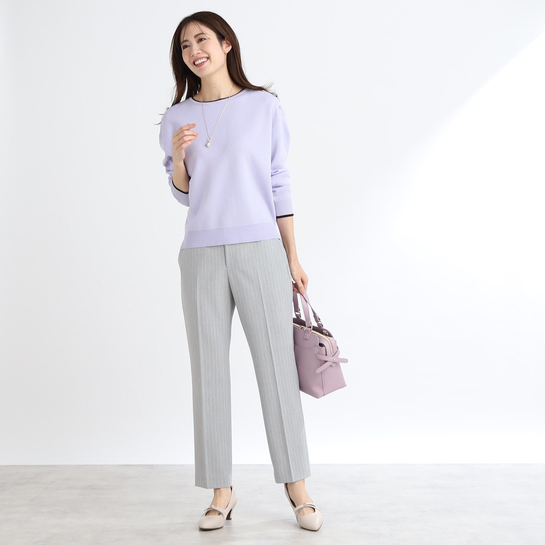 Reflect「【WEB限定カラーあり／私のパンツ／手洗い可】ストレッチテーパードパンツ」|その他|