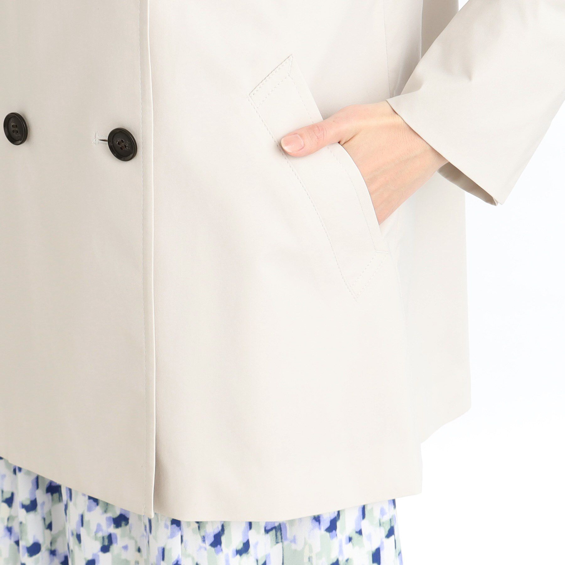 Reflect「【手洗い可／撥水】ライティミドル丈コート」|トレンチコート|