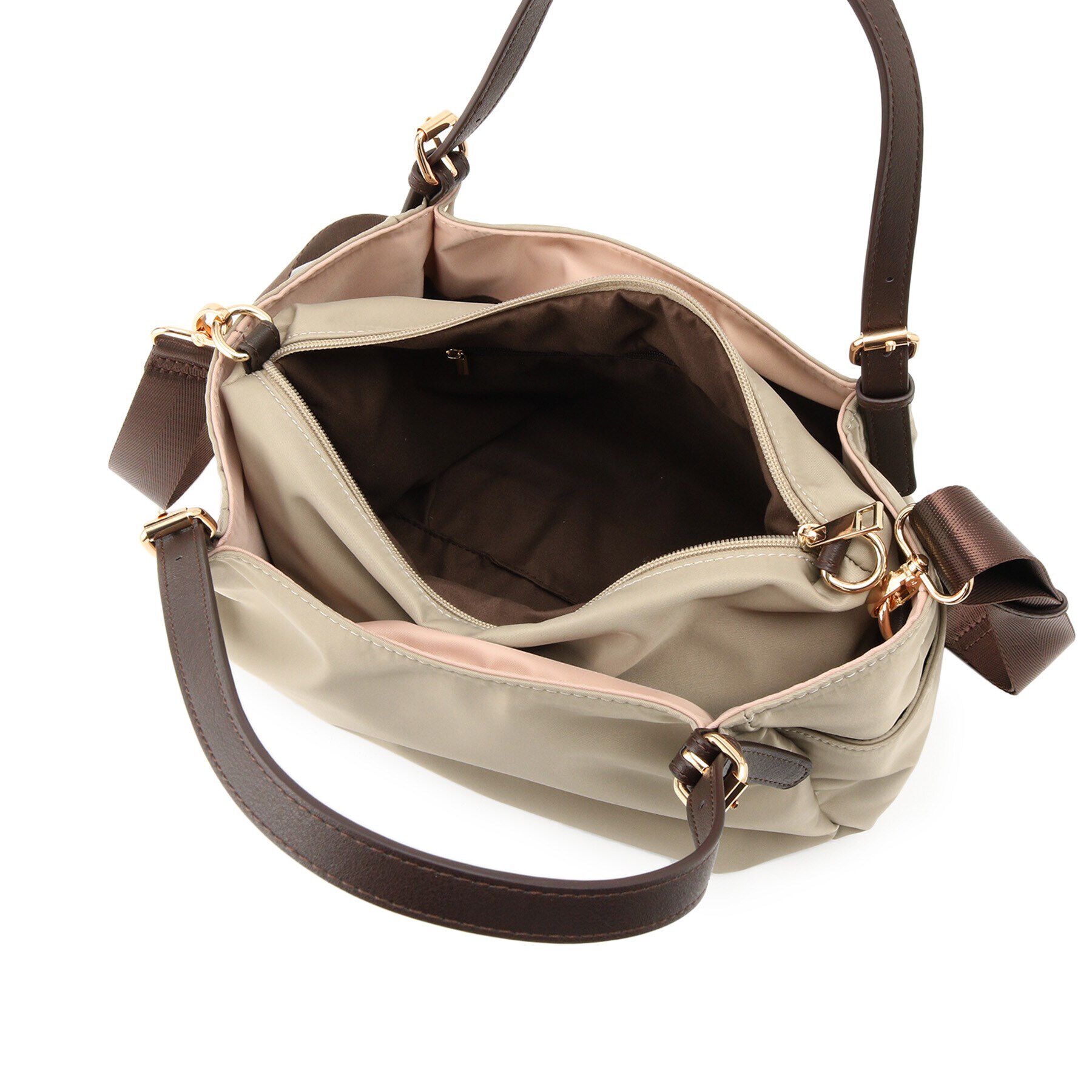 Reflect「【E‐QUALITY／しっかり収納／インナーバッグ入り／ショルダー付き】3WAYデザインバッグ」|ショルダー・メッセンジャー|