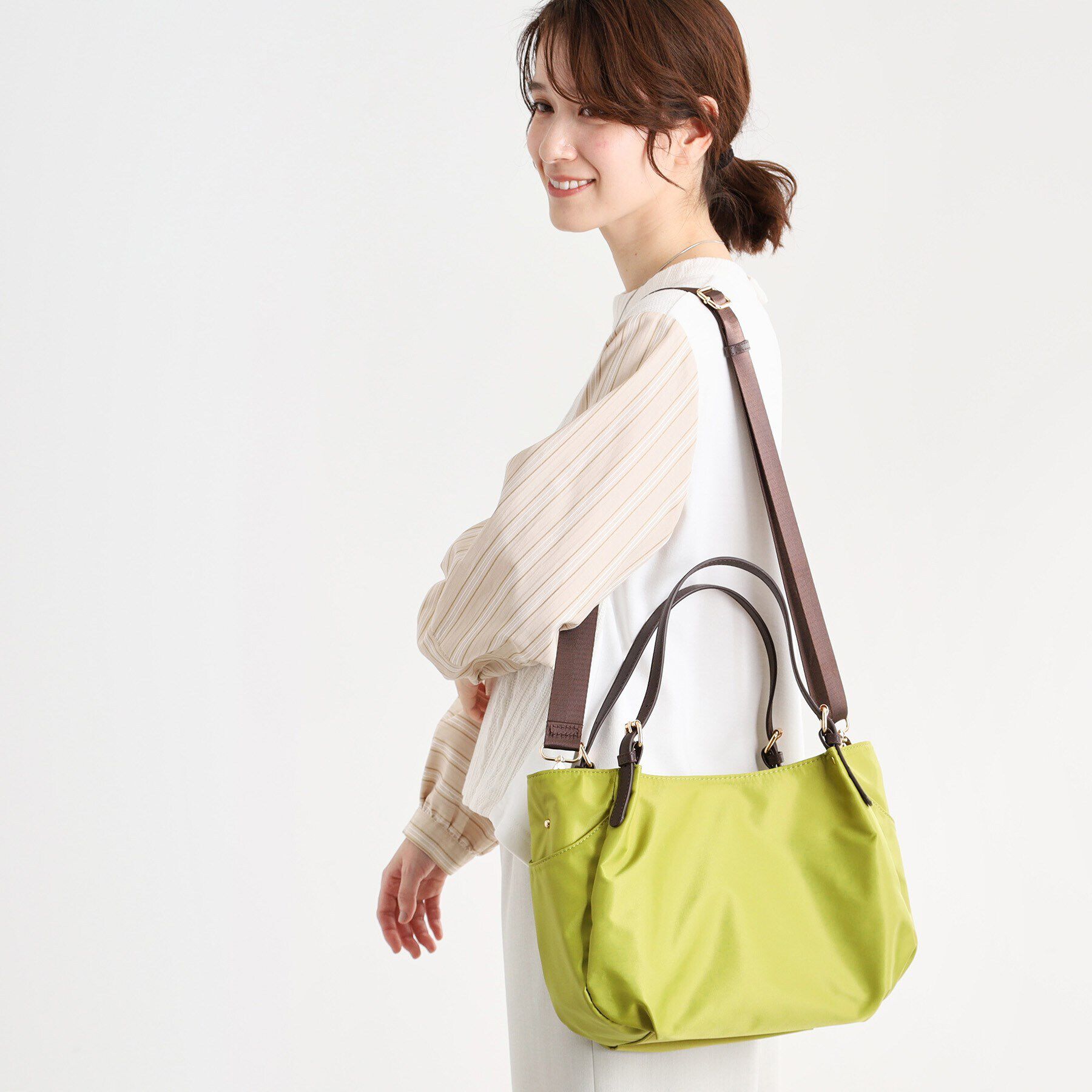 Reflect「【E‐QUALITY／しっかり収納／インナーバッグ入り／ショルダー付き】3WAYデザインバッグ」|ショルダー・メッセンジャー|