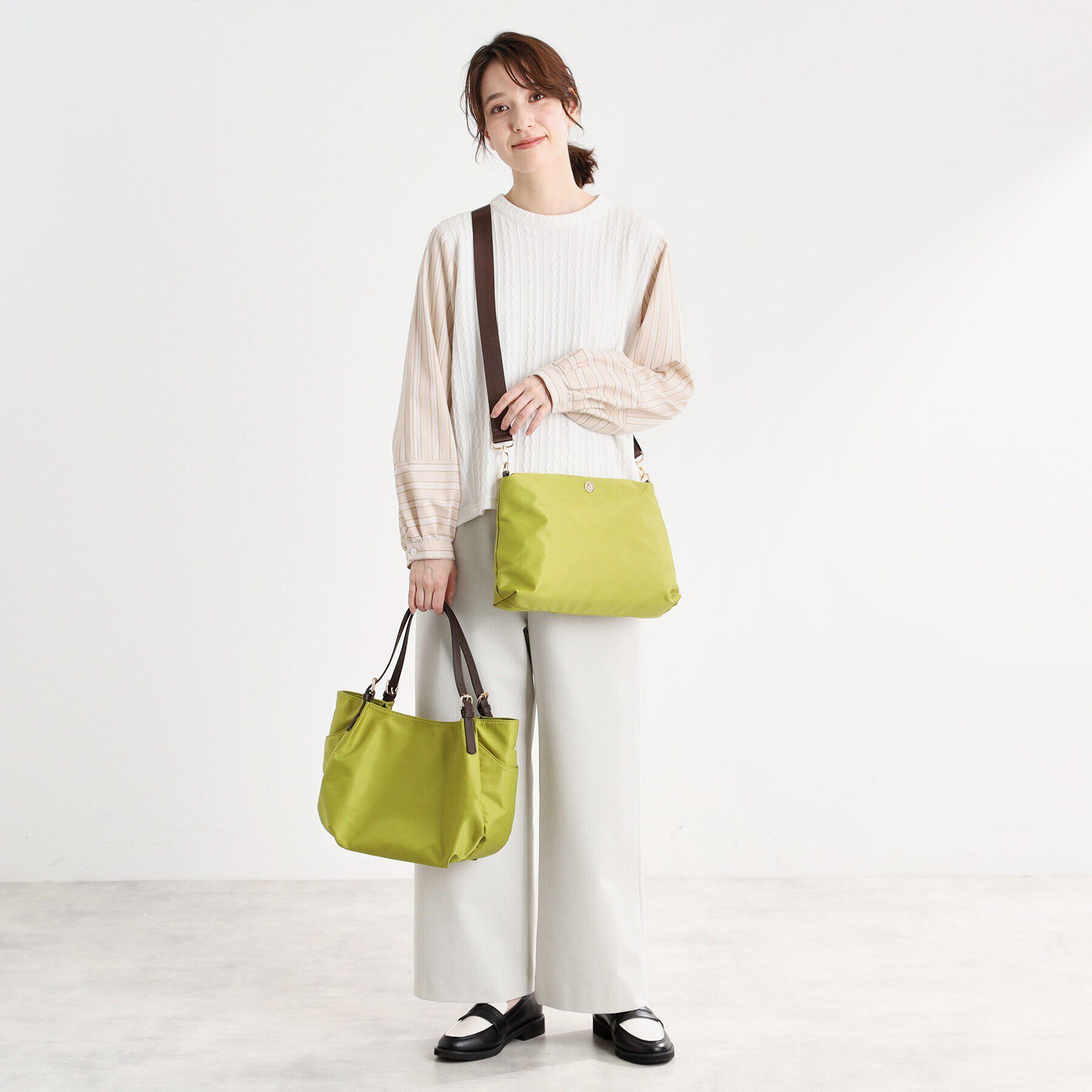 Reflect「【E‐QUALITY／しっかり収納／インナーバッグ入り／ショルダー付き】3WAYデザインバッグ」|ショルダー・メッセンジャー|