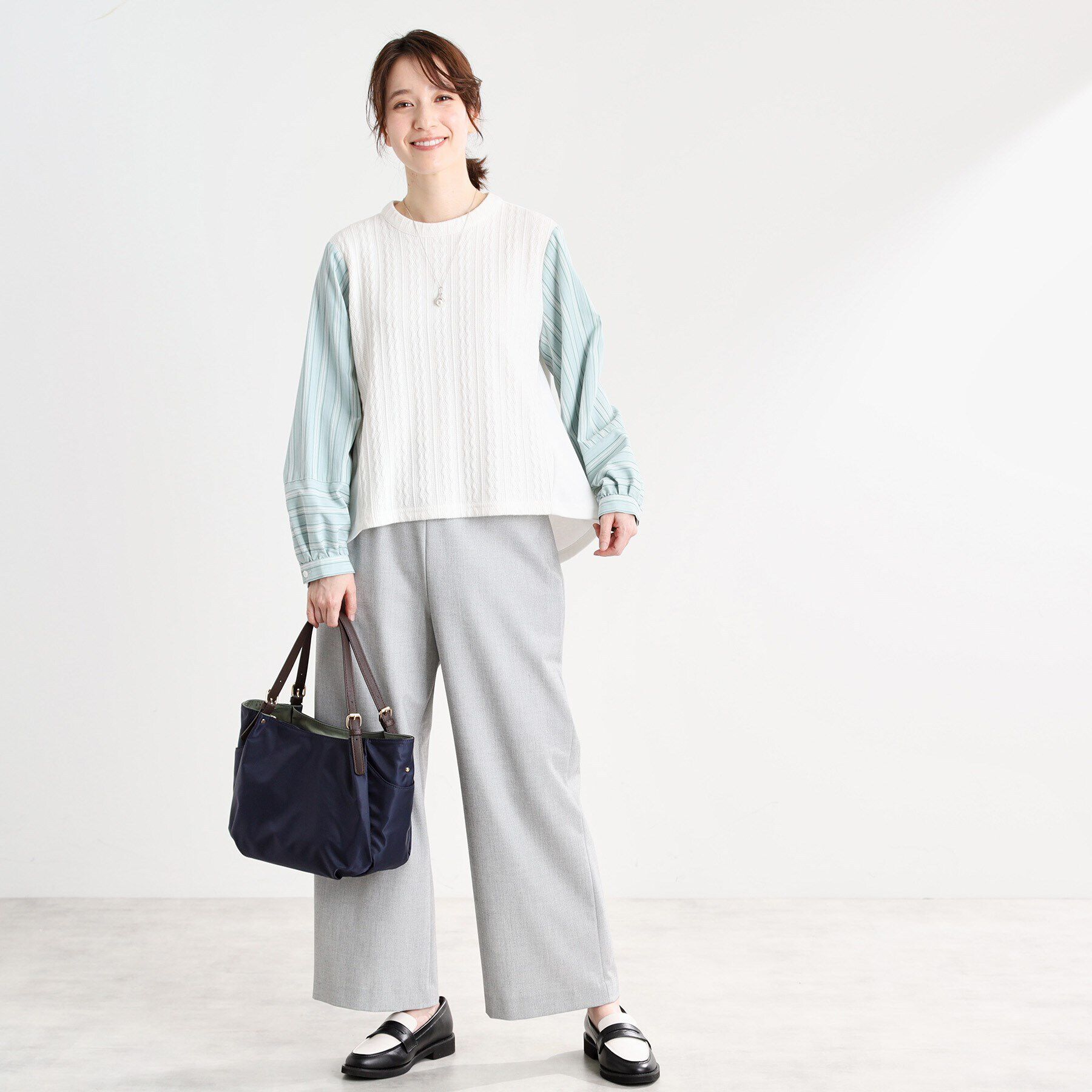 Reflect「【E‐QUALITY／しっかり収納／インナーバッグ入り／ショルダー付き】3WAYデザインバッグ」|ショルダー・メッセンジャー|