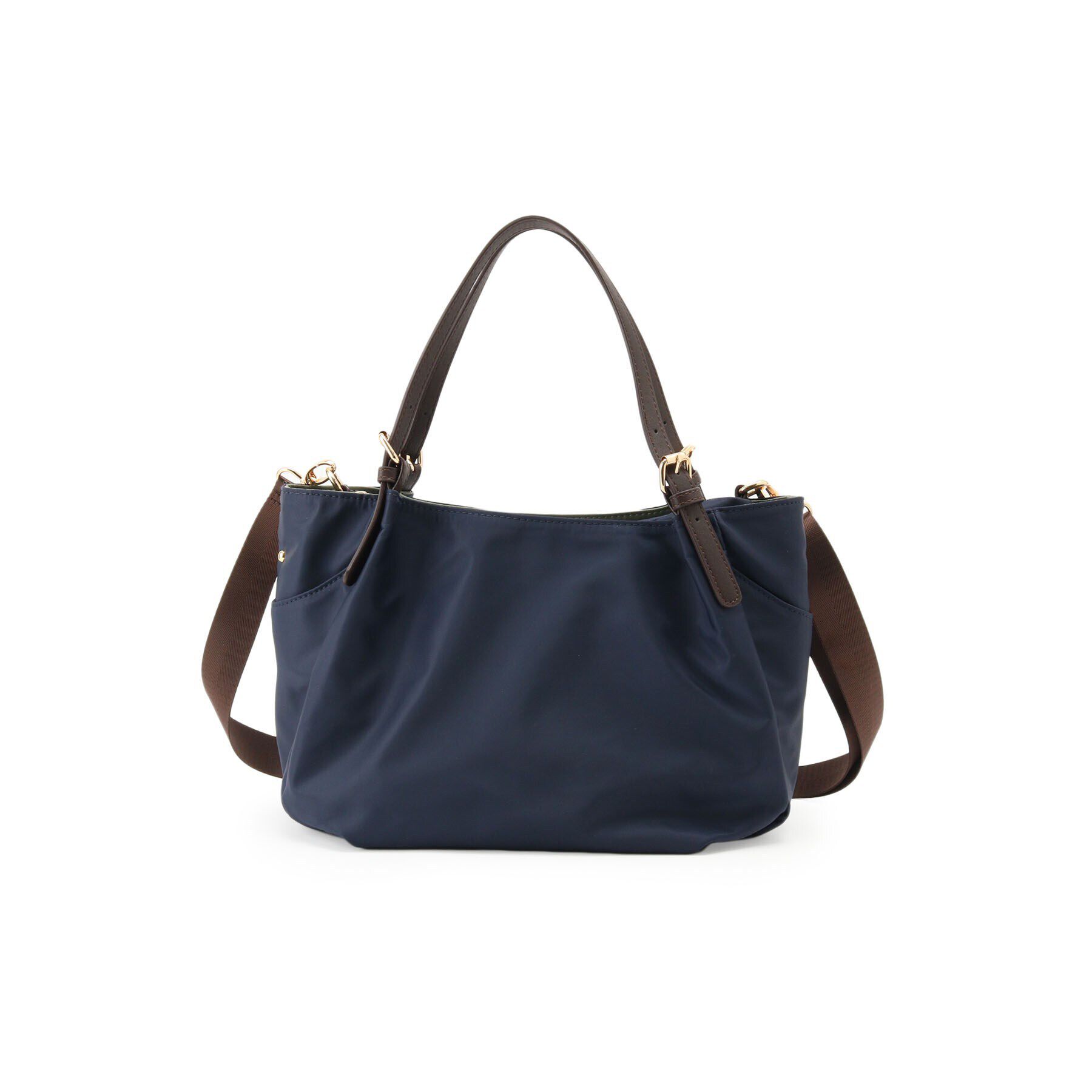 Reflect「【E‐QUALITY／しっかり収納／インナーバッグ入り／ショルダー付き】3WAYデザインバッグ」|ショルダー・メッセンジャー|ネイビー(594)