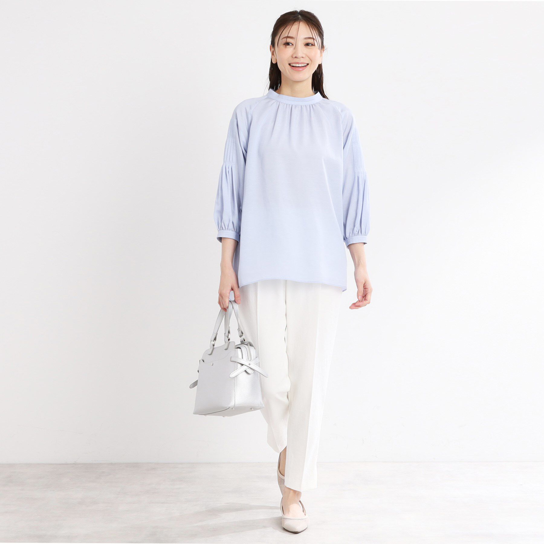 Reflect「【洗える】オフボディシャツブラウス」|シャツ・ブラウス|