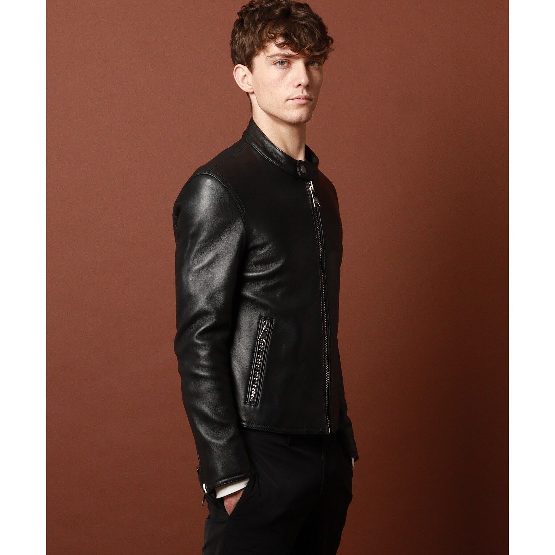 DRESSTERIOR「【干場義雅&times;DRESSTERIOR】レザーライダースジャケット」|ライダースジャケット|