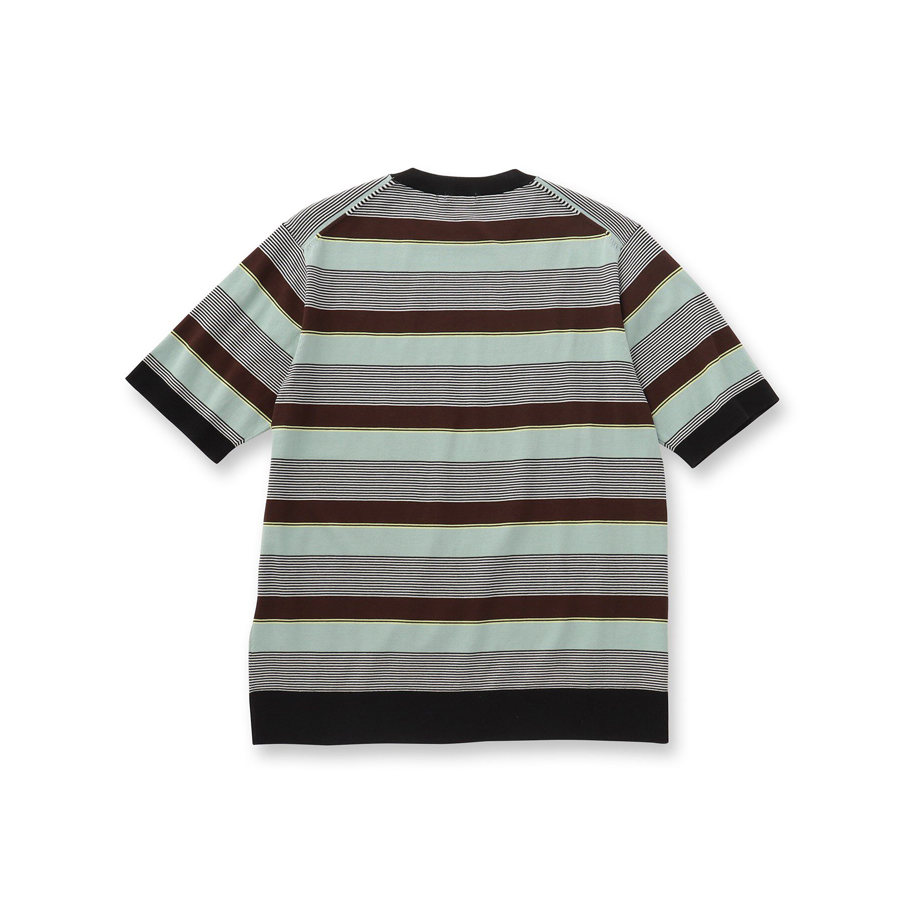 DRESSTERIOR「コットンシルク混 マルチボーダーニット」|ニット・セーター|