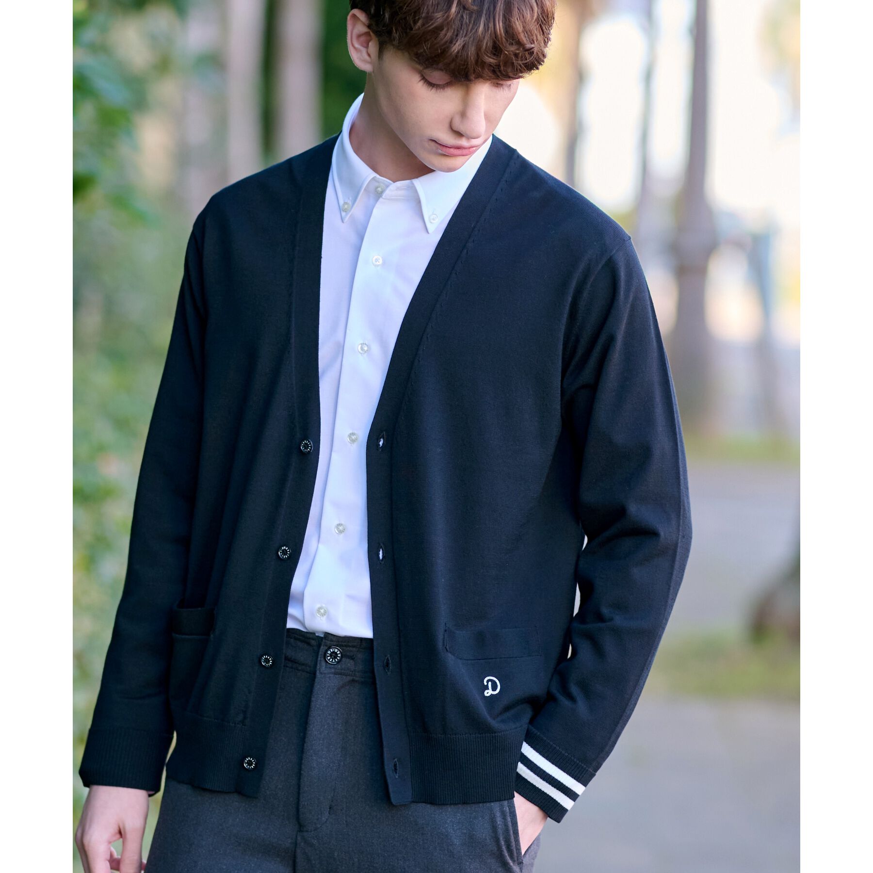 DRESSTERIOR「スリーブライン スプリングカーディガン」|カーディガン|