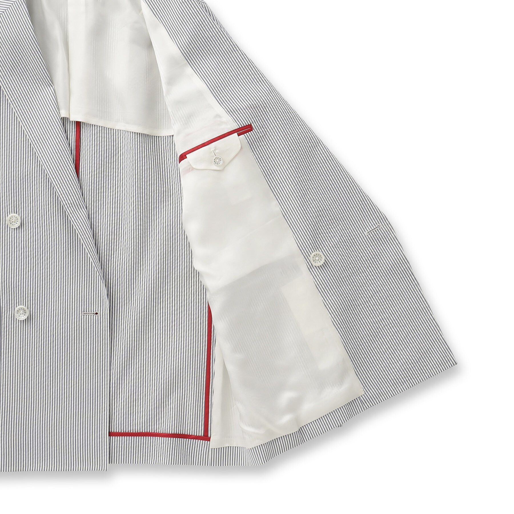 DRESSTERIOR「【セットアップ可/吸湿速乾/Safari5月号掲載】COOLMAX シアサッカー サマージャケット」|テーラードジャケット|