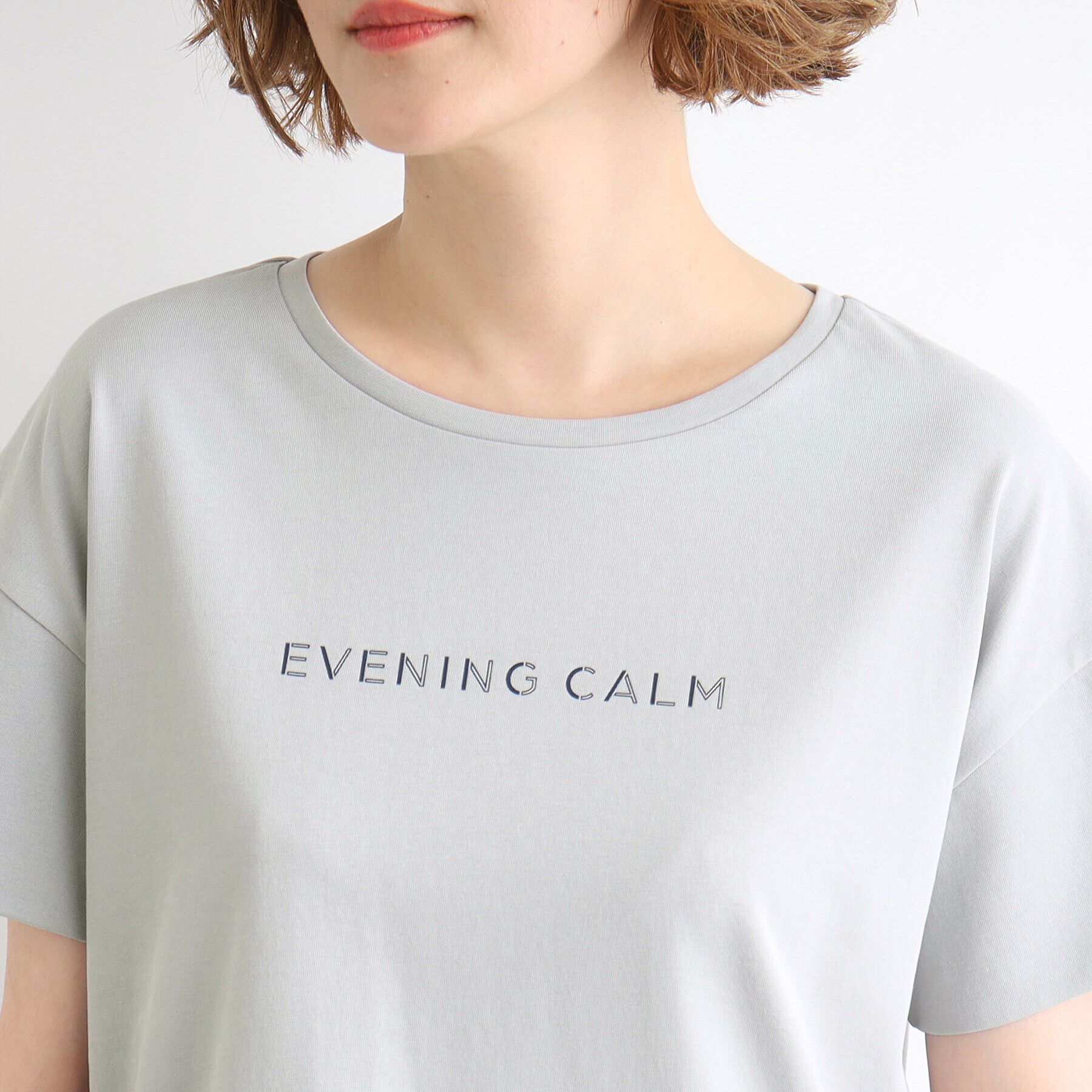 grove「＜接触冷感／UVカット／ご自宅で洗える＞袖フォルムプリントTシャツ」|Tシャツ・カットソー|