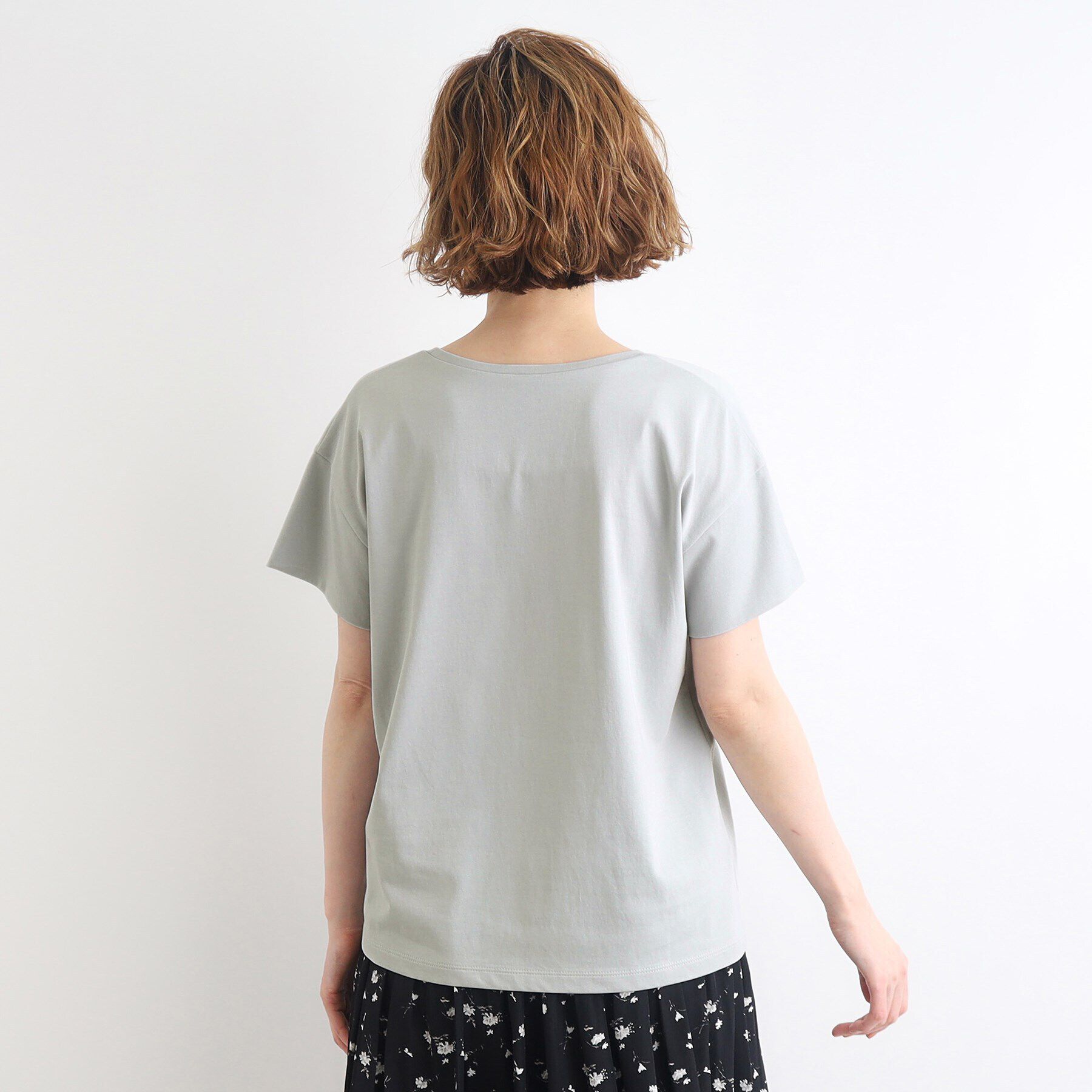 grove「＜接触冷感／UVカット／ご自宅で洗える＞袖フォルムプリントTシャツ」|Tシャツ・カットソー|