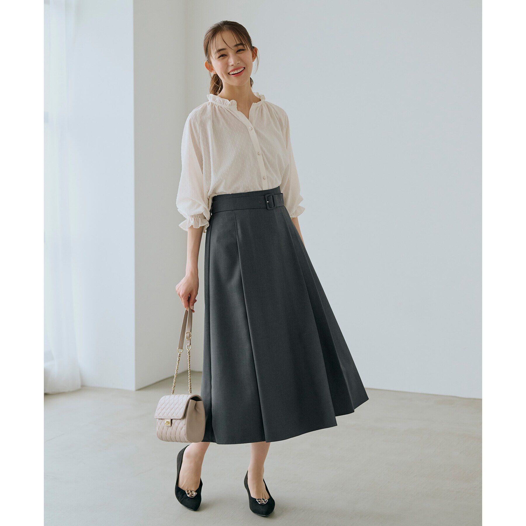 grove「シャーリングボリュームブラウス」|シャツ・ブラウス|