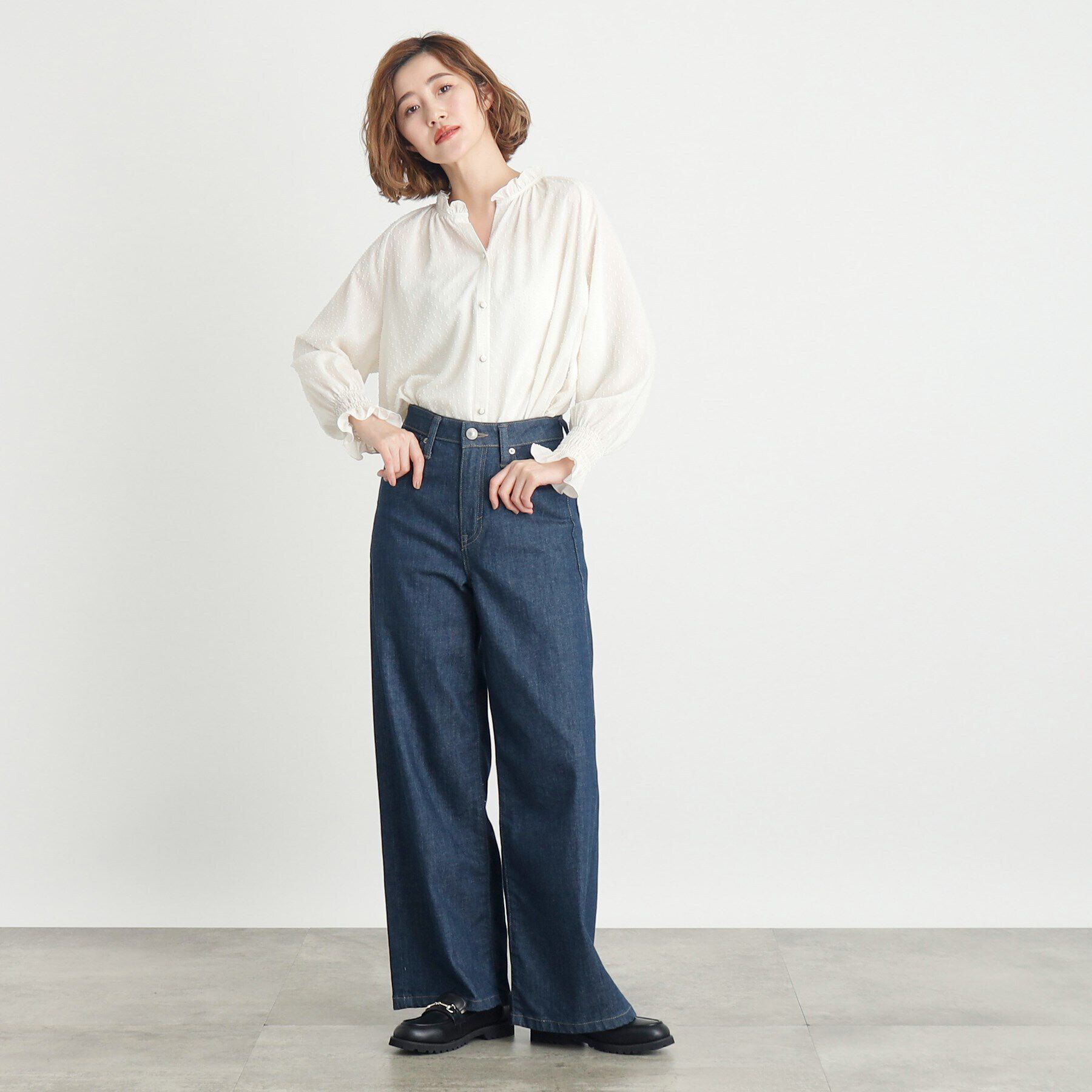 grove「シャーリングボリュームブラウス」|シャツ・ブラウス|