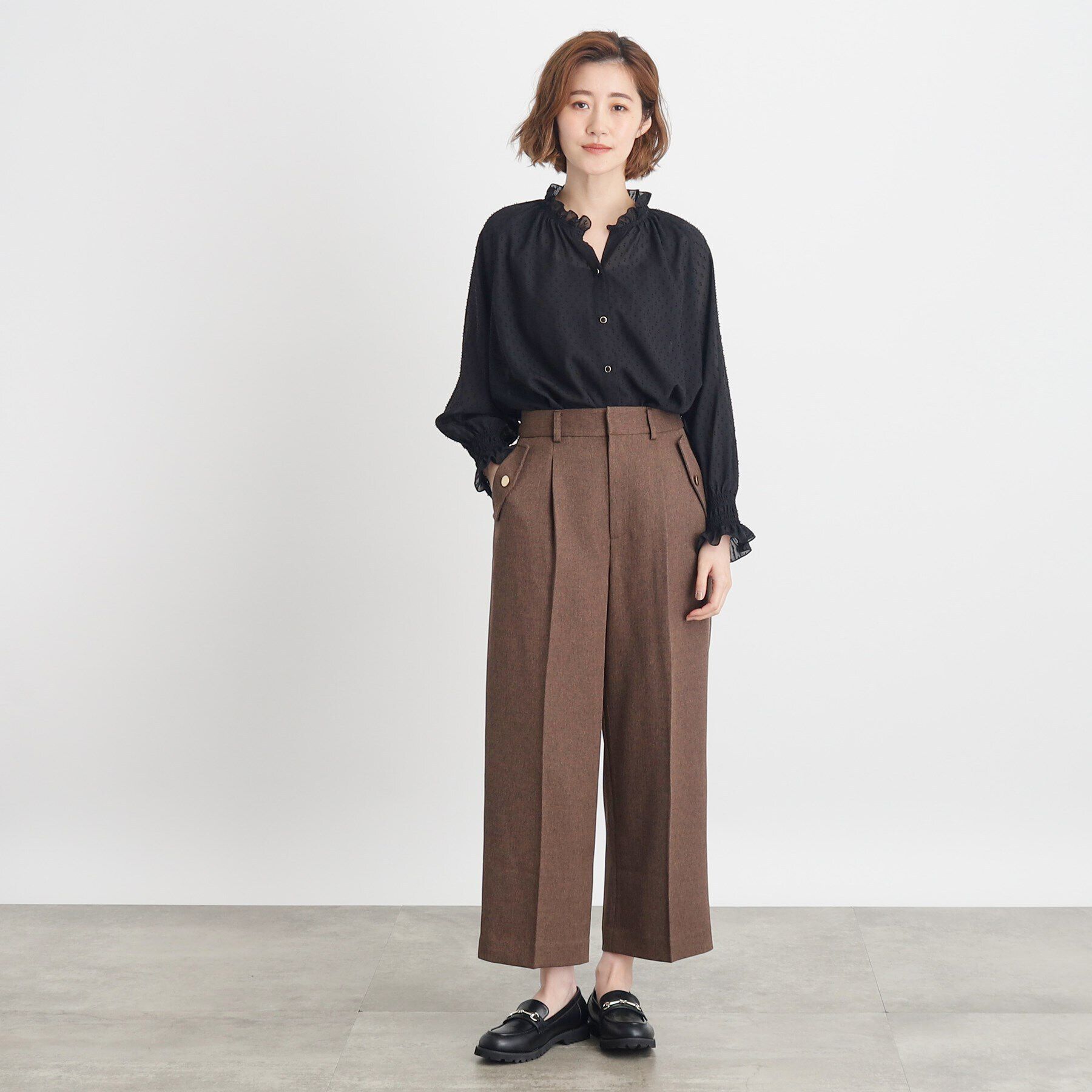 grove「シャーリングボリュームブラウス」|シャツ・ブラウス|