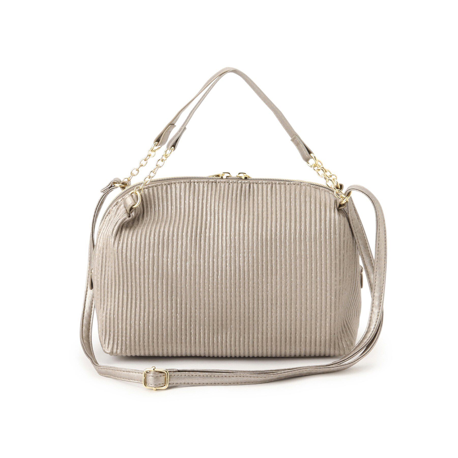 grove「プリーツチェーンハンドルショルダー」|ショルダー・メッセンジャー|