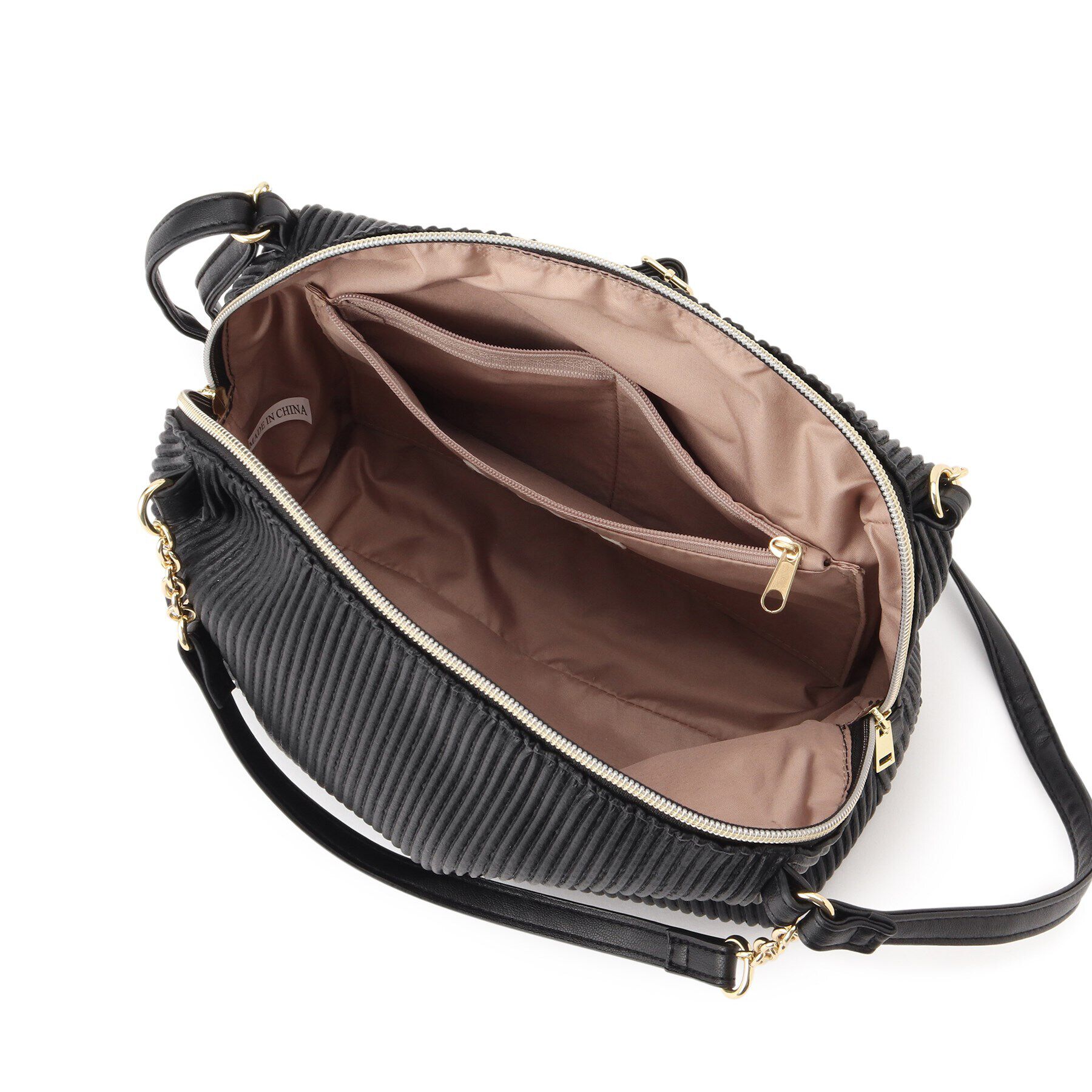 grove「プリーツチェーンハンドルショルダー」|ショルダー・メッセンジャー|