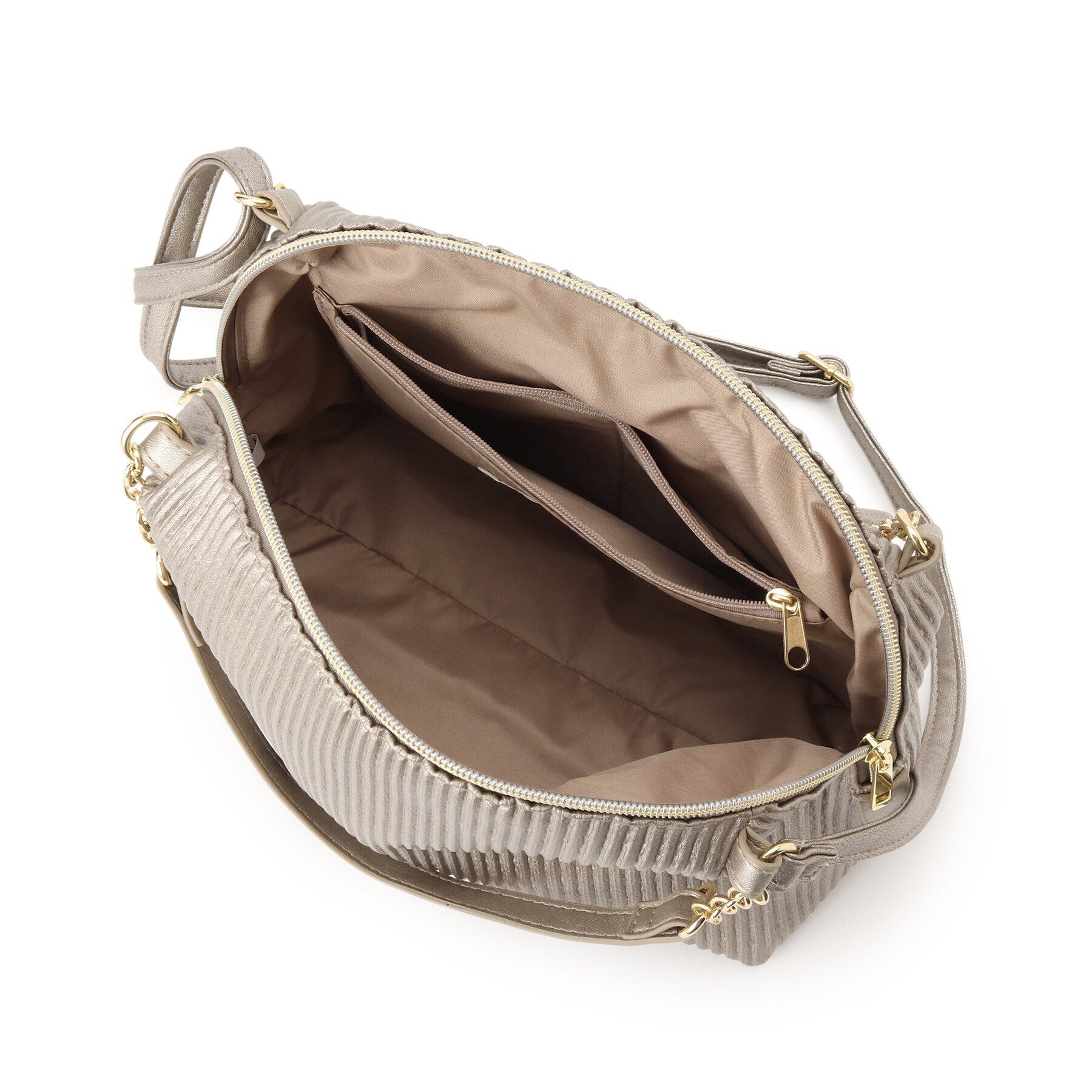 grove「プリーツチェーンハンドルショルダー」|ショルダー・メッセンジャー|