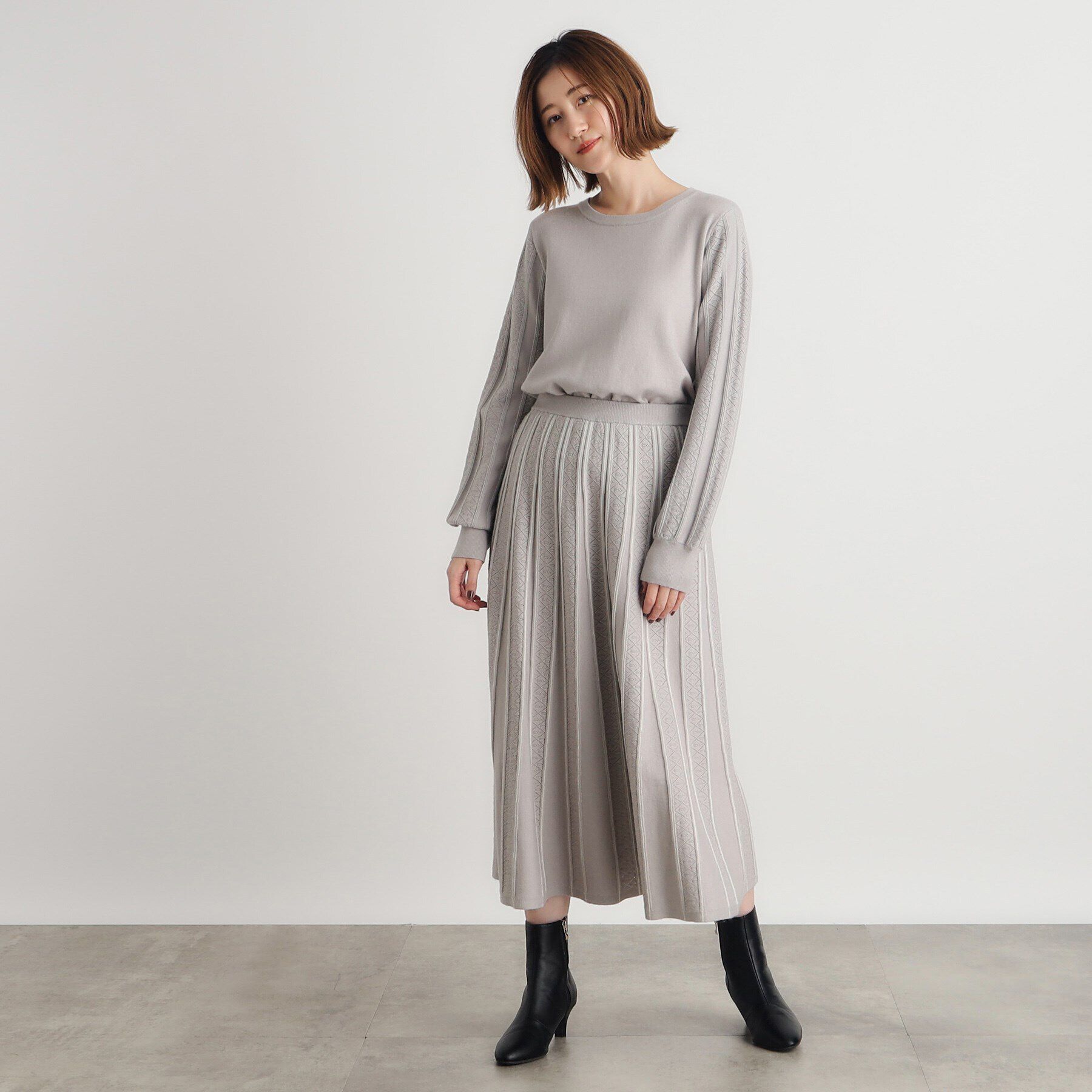 grove「SET UP対応 袖コンニットプルオーバー」|ニット・セーター|