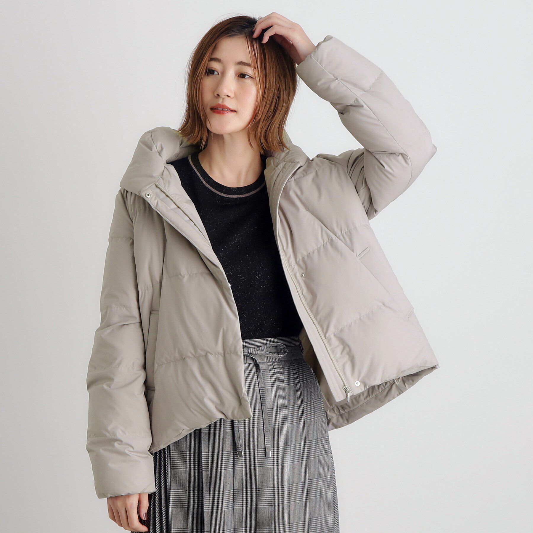 grove「【雑誌掲載】800FP多機能つつまれショートダウン」|ダウン|