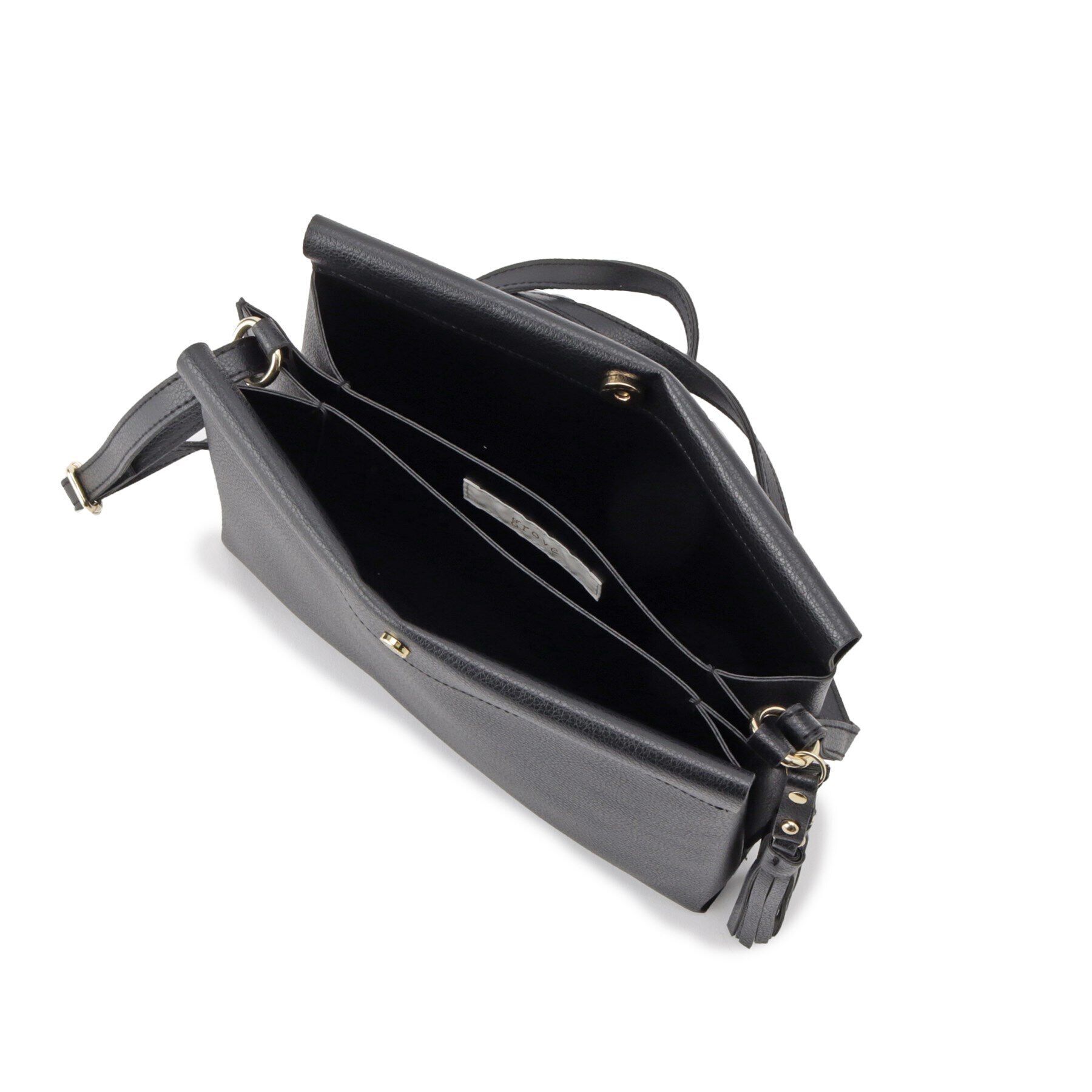 grove「【人間工学・軽量】シンプル3層タッセルショルダー」|ショルダー・メッセンジャー|