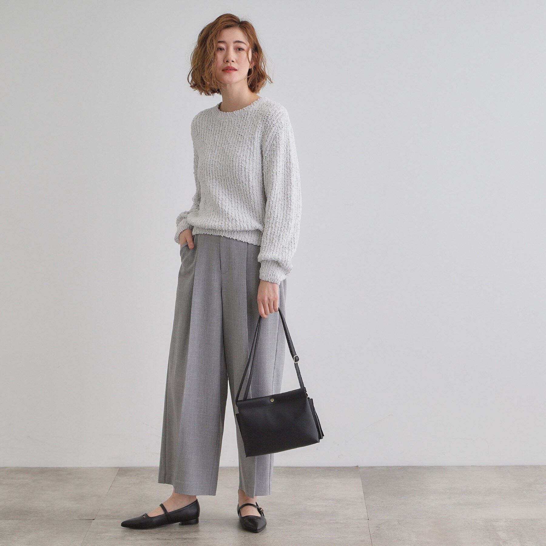 grove「【人間工学・軽量】シンプル3層タッセルショルダー」|ショルダー・メッセンジャー|