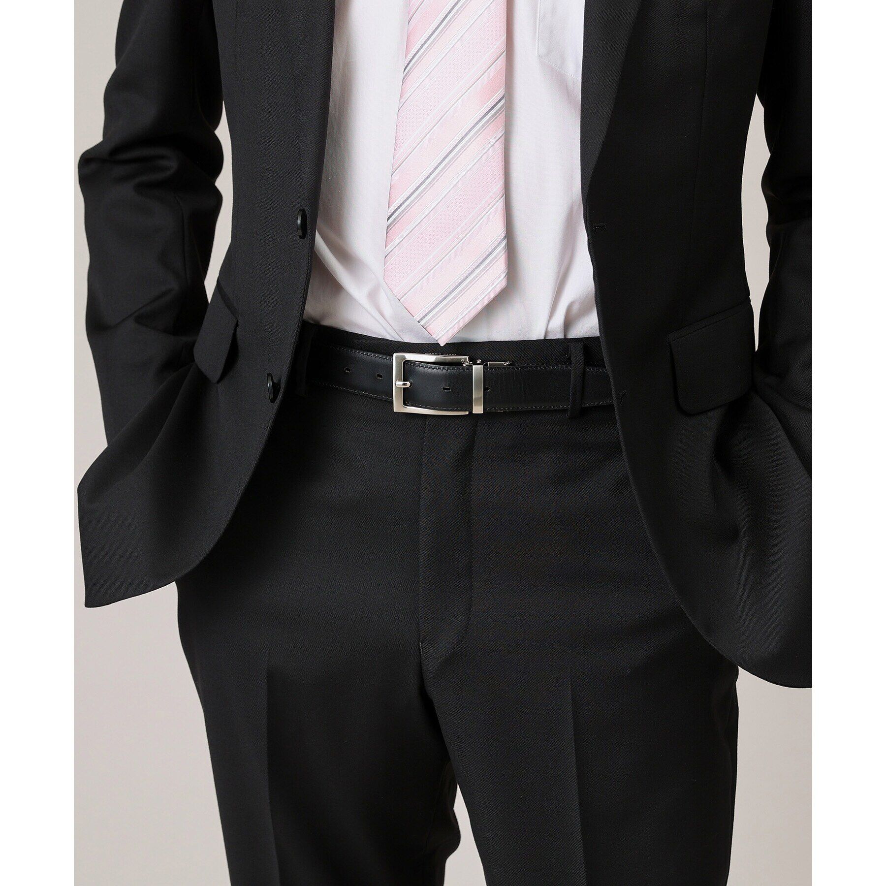 TAKEO KIKUCHI「【リバーシブル/Made in JAPAN】クロコ型押し レザーベルト」|ベルト|