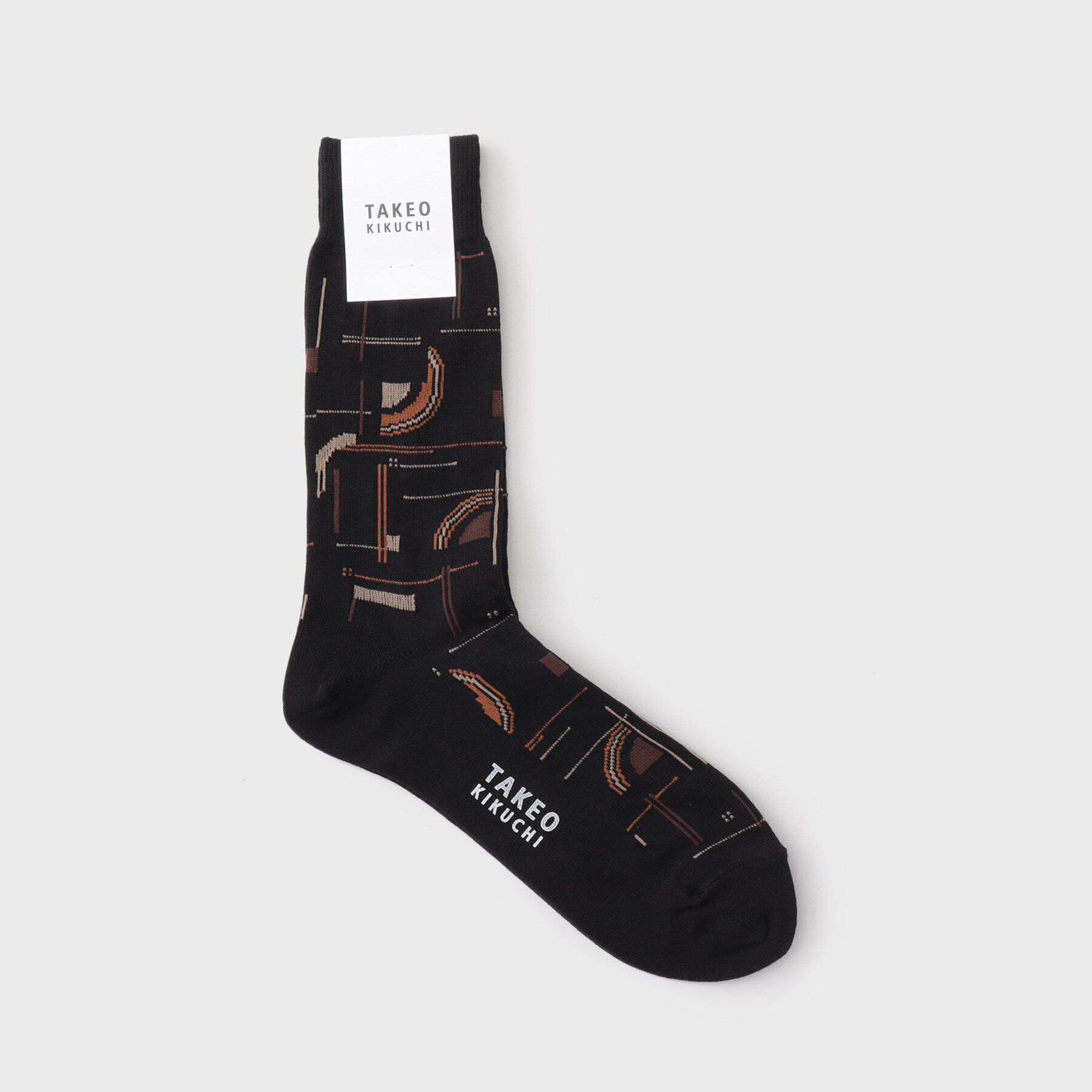 TAKEO KIKUCHI「アーカイブ柄クルーソックス」|ソックス|