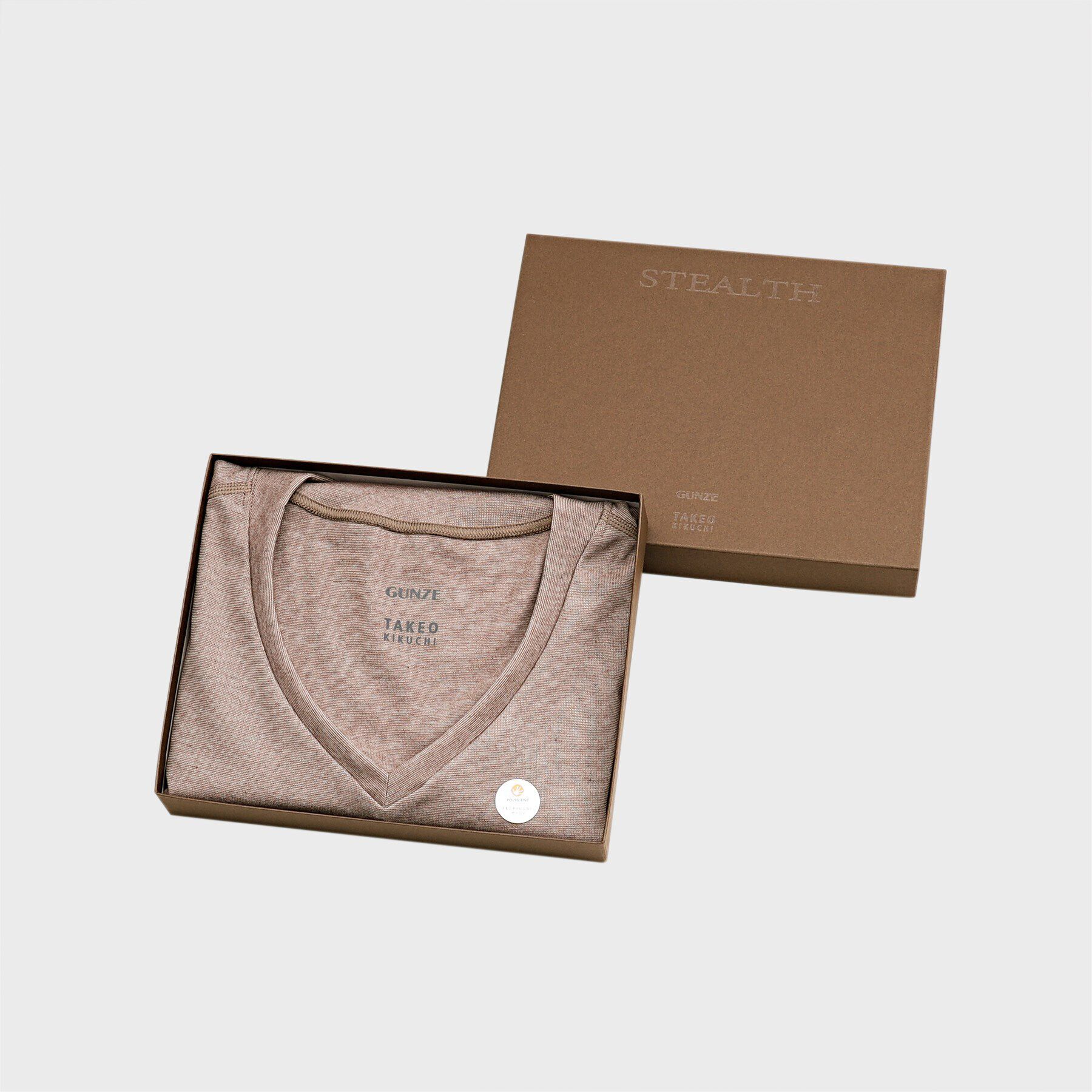 TAKEO KIKUCHI「【GUNZE&times;TAKEO KIKUCHI】メンズインナー「ステルス(R)」」|インナー|モカブラウン(042