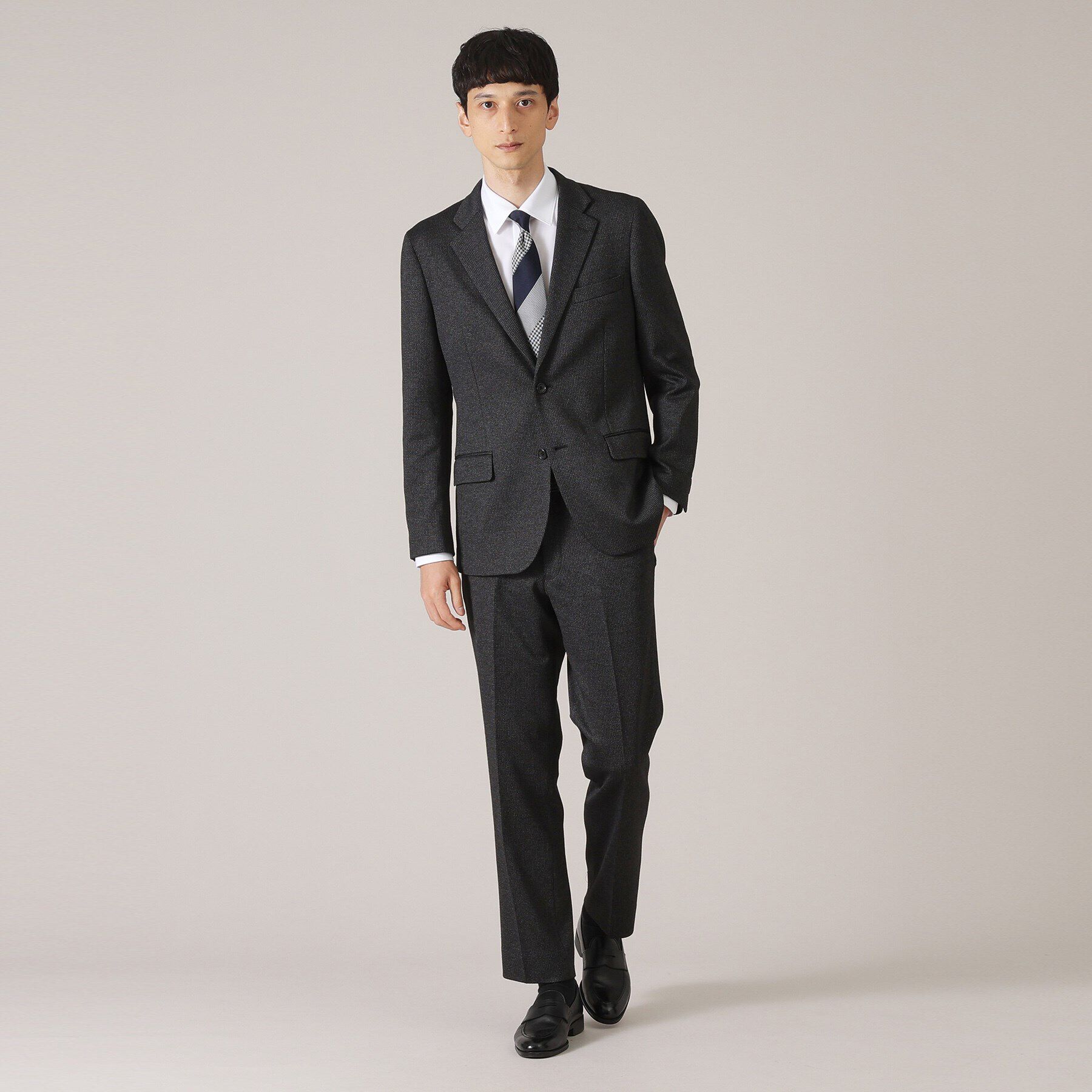 TAKEO KIKUCHI「【尾州織】ウールブレンド ムリネ千鳥ジャケット/ セットアップ対応」|テーラードジャケット|