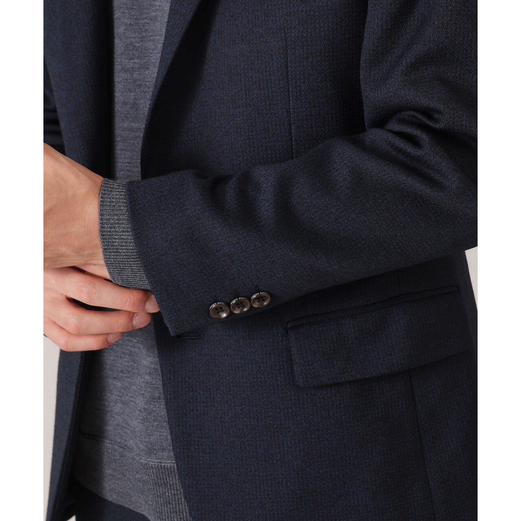 TAKEO KIKUCHI「【尾州織】ウールブレンド ムリネ千鳥ジャケット/ セットアップ対応」|テーラードジャケット|