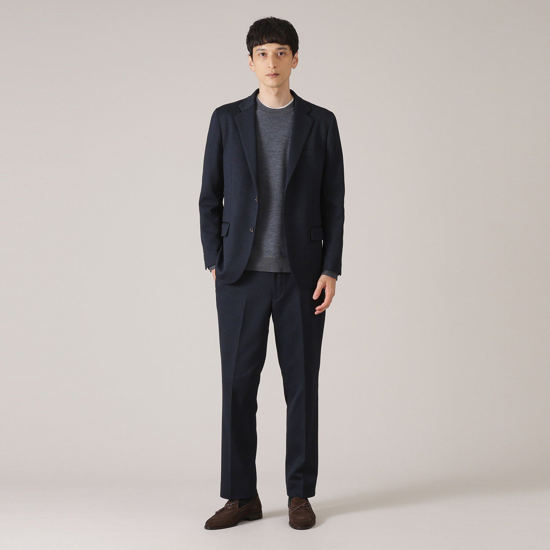 TAKEO KIKUCHI「【尾州織】ウールブレンド ムリネ千鳥ジャケット/ セットアップ対応」|テーラードジャケット|