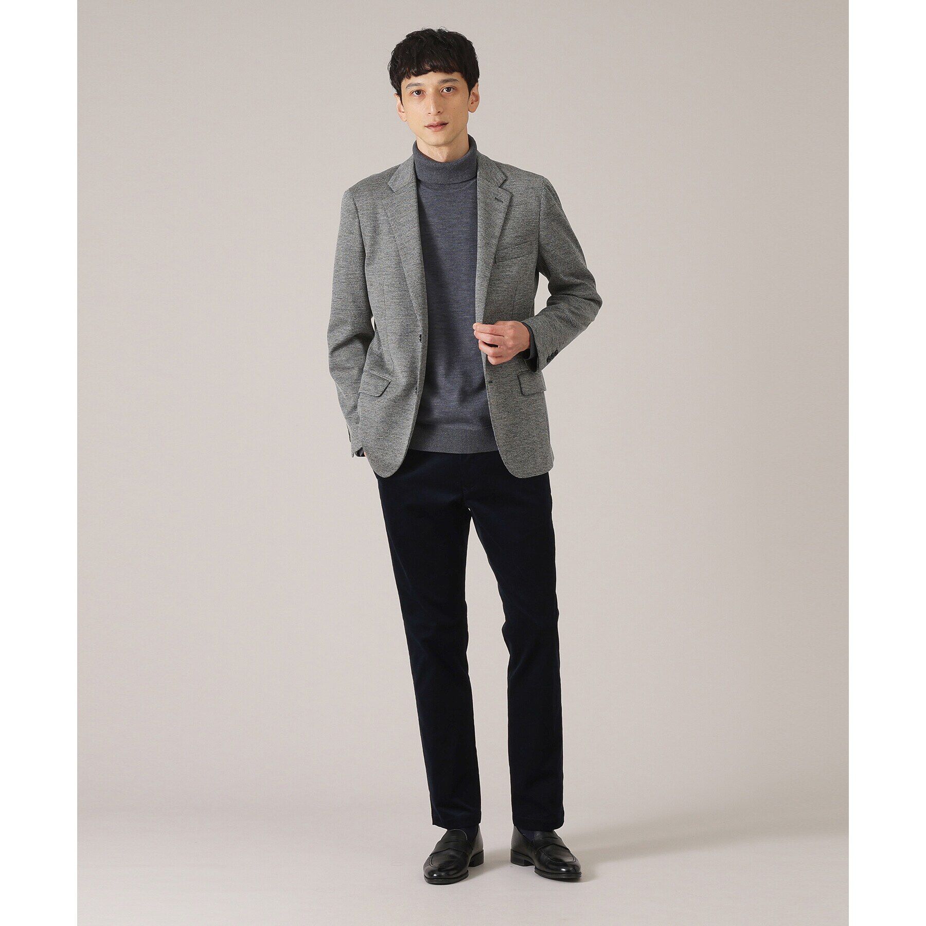 TAKEO KIKUCHI「【尾州織】ウールブレンド ムリネ千鳥ジャケット/ セットアップ対応」|テーラードジャケット|