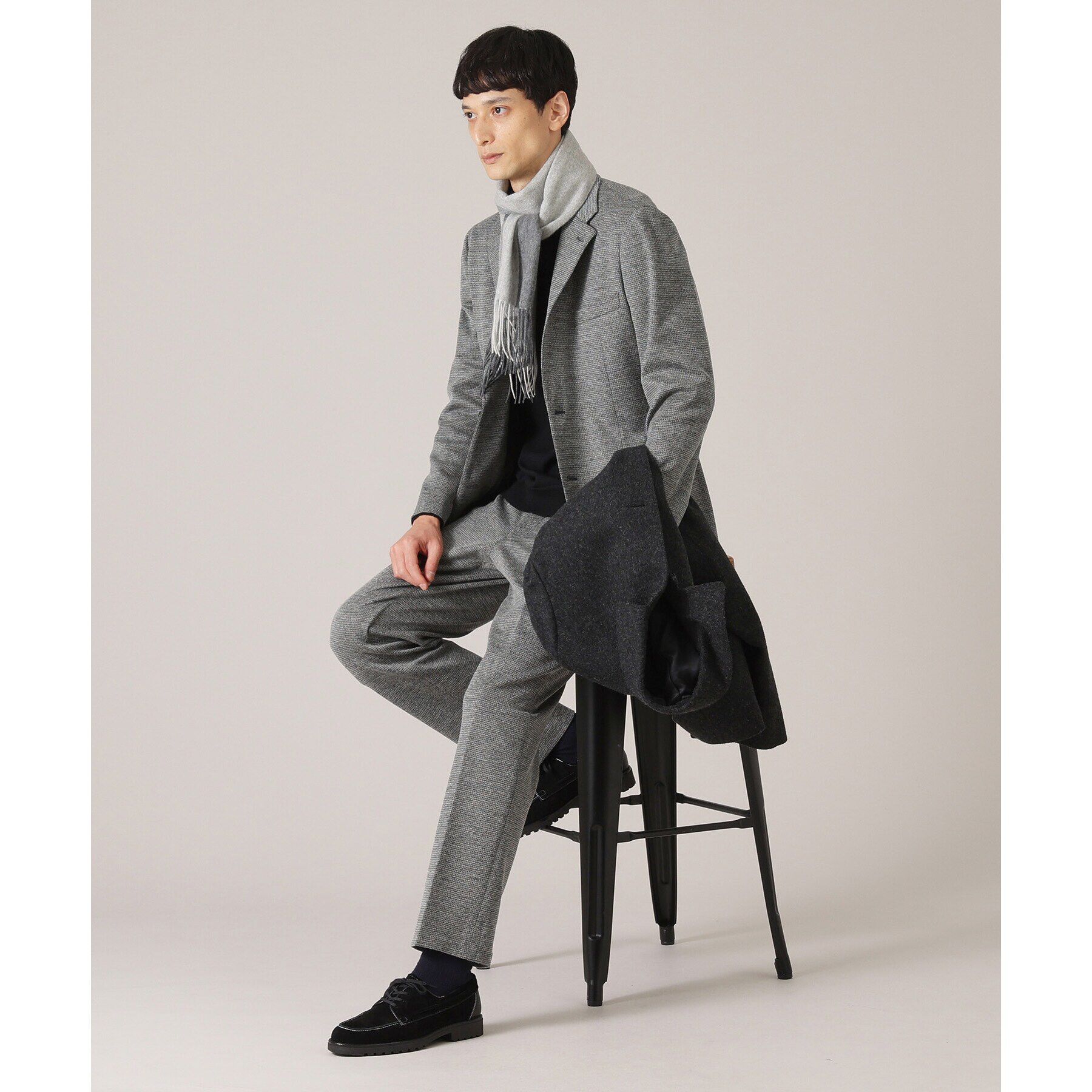 TAKEO KIKUCHI「【尾州織】ウールブレンド ムリネ千鳥ジャケット/ セットアップ対応」|テーラードジャケット|