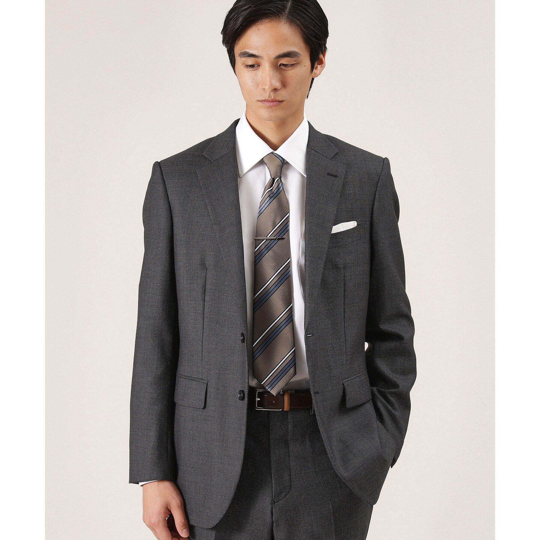 TAKEO KIKUCHI「【フレッシャーズ】カンジャンテ ストライプ ネクタイ」|ネクタイ・蝶ネクタイ|