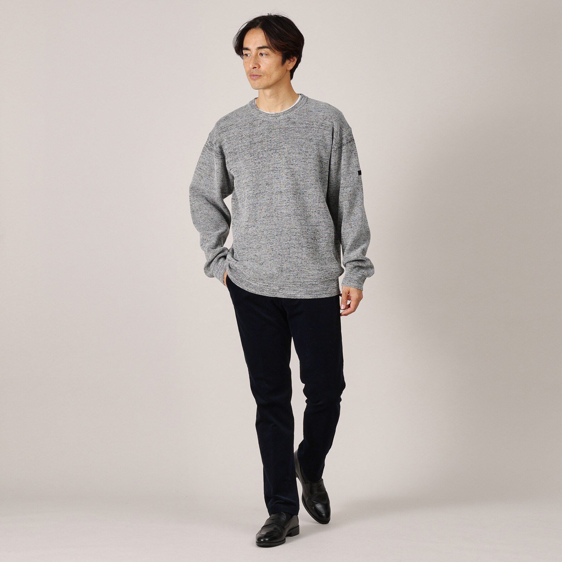 TAKEO KIKUCHI「メランジプルオーバーニット」|ニット・セーター|