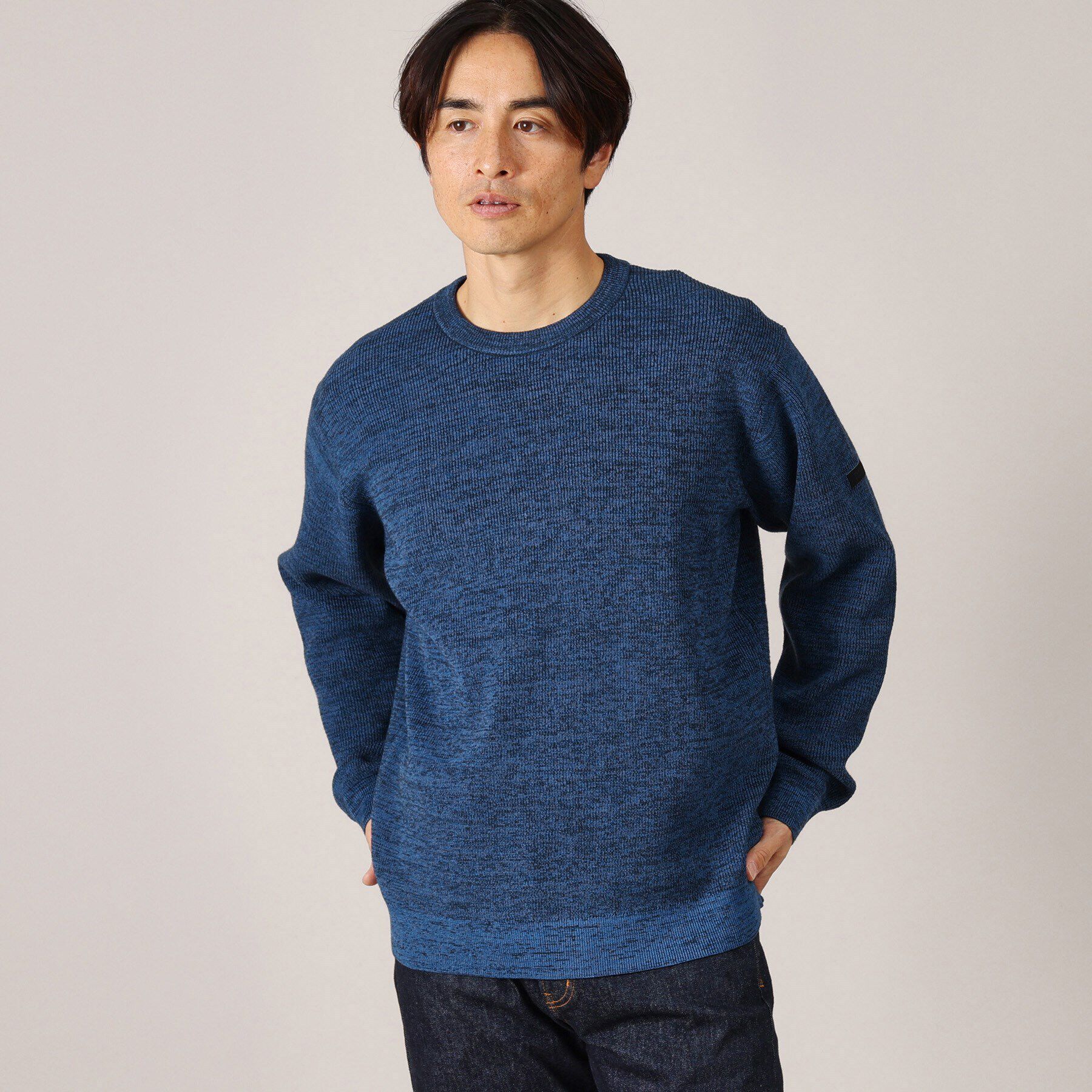 TAKEO KIKUCHI「メランジプルオーバーニット」|ニット・セーター|