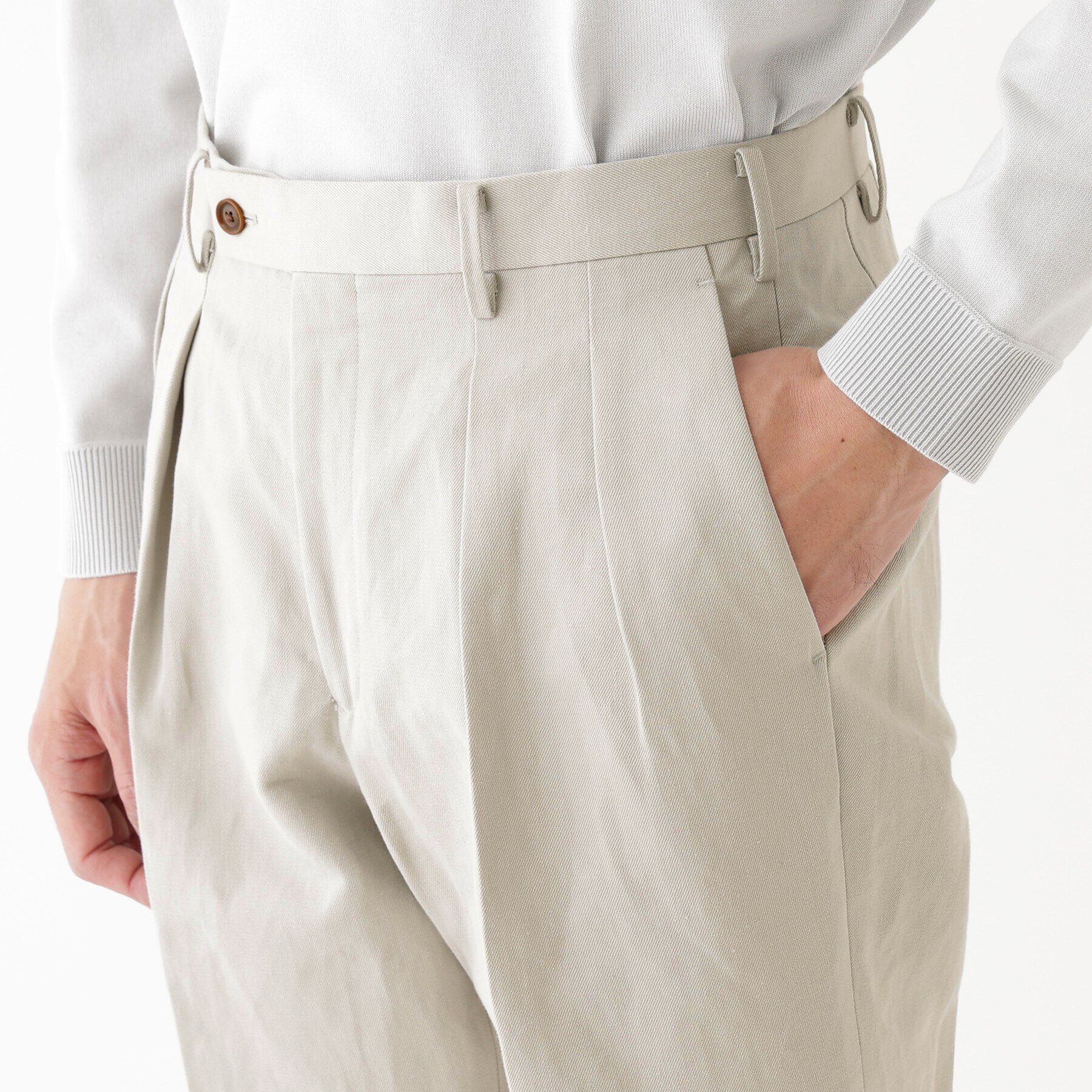 TAKEO KIKUCHI「【THE FLAGSHIP】尾州コットンヘンプ チノパン」|その他|