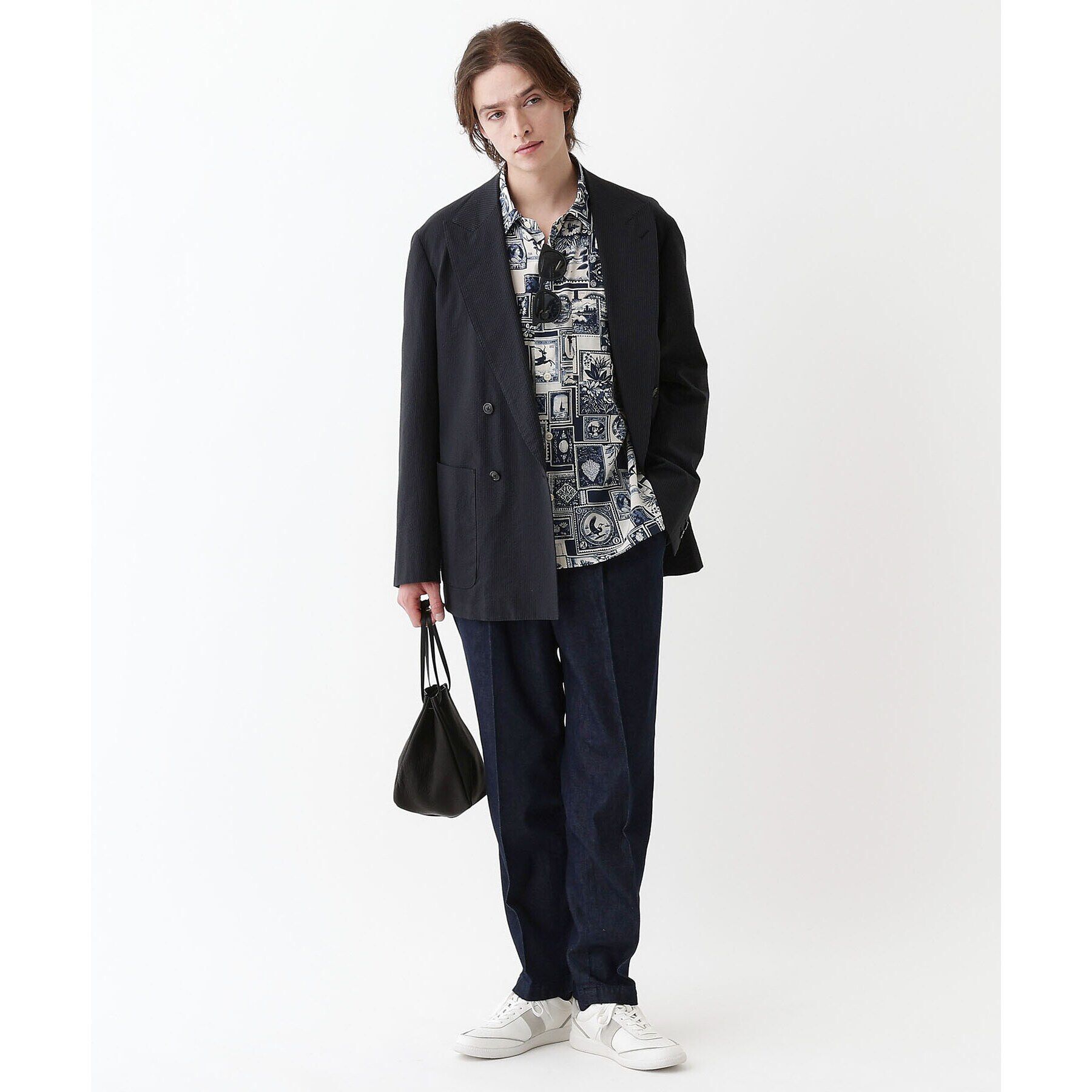 TAKEO KIKUCHI「【THE FLAGSHIP】綿キュプラウールデニム イージーパンツ」|その他|