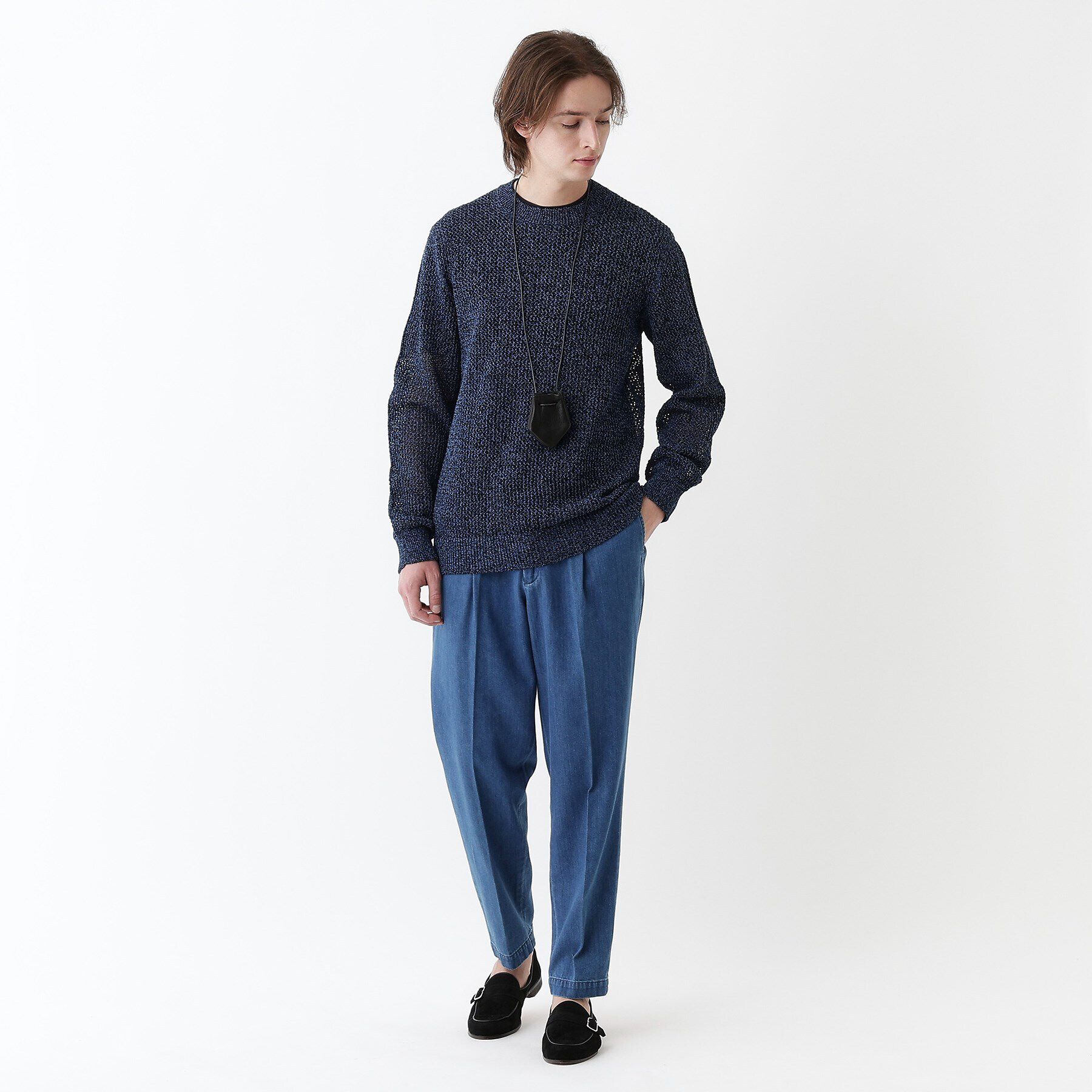 TAKEO KIKUCHI「【THE FLAGSHIP】綿キュプラウールデニム イージーパンツ」|その他|