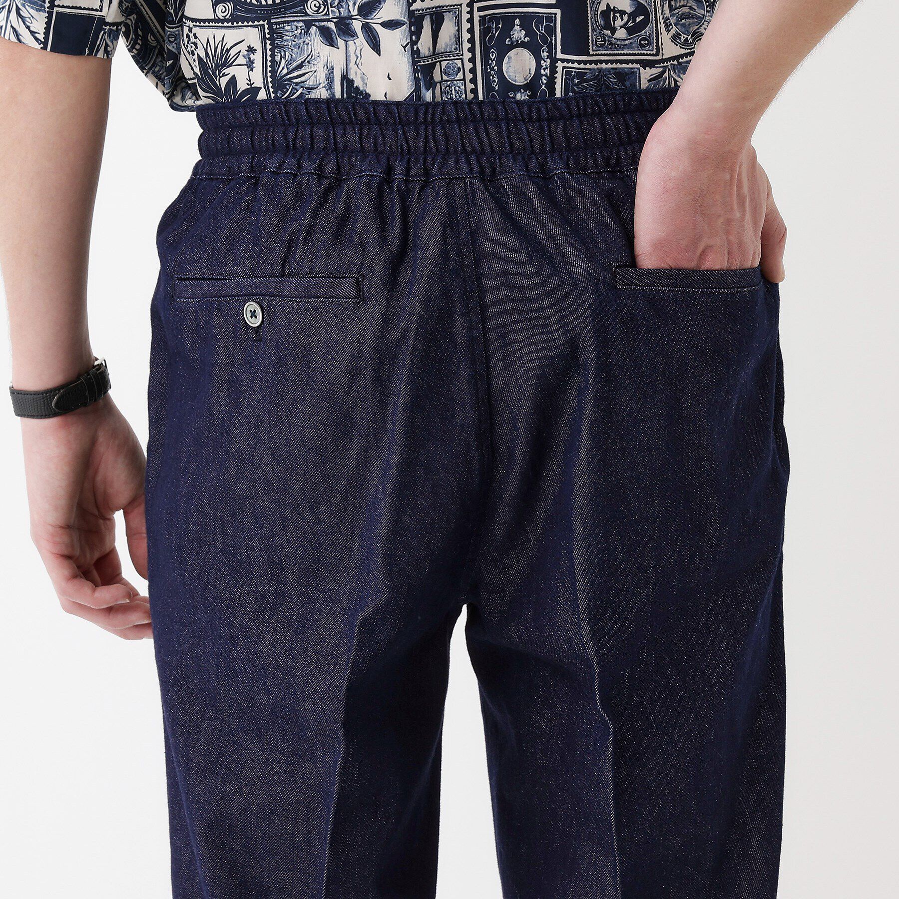 TAKEO KIKUCHI「【THE FLAGSHIP】綿キュプラウールデニム イージーパンツ」|その他|