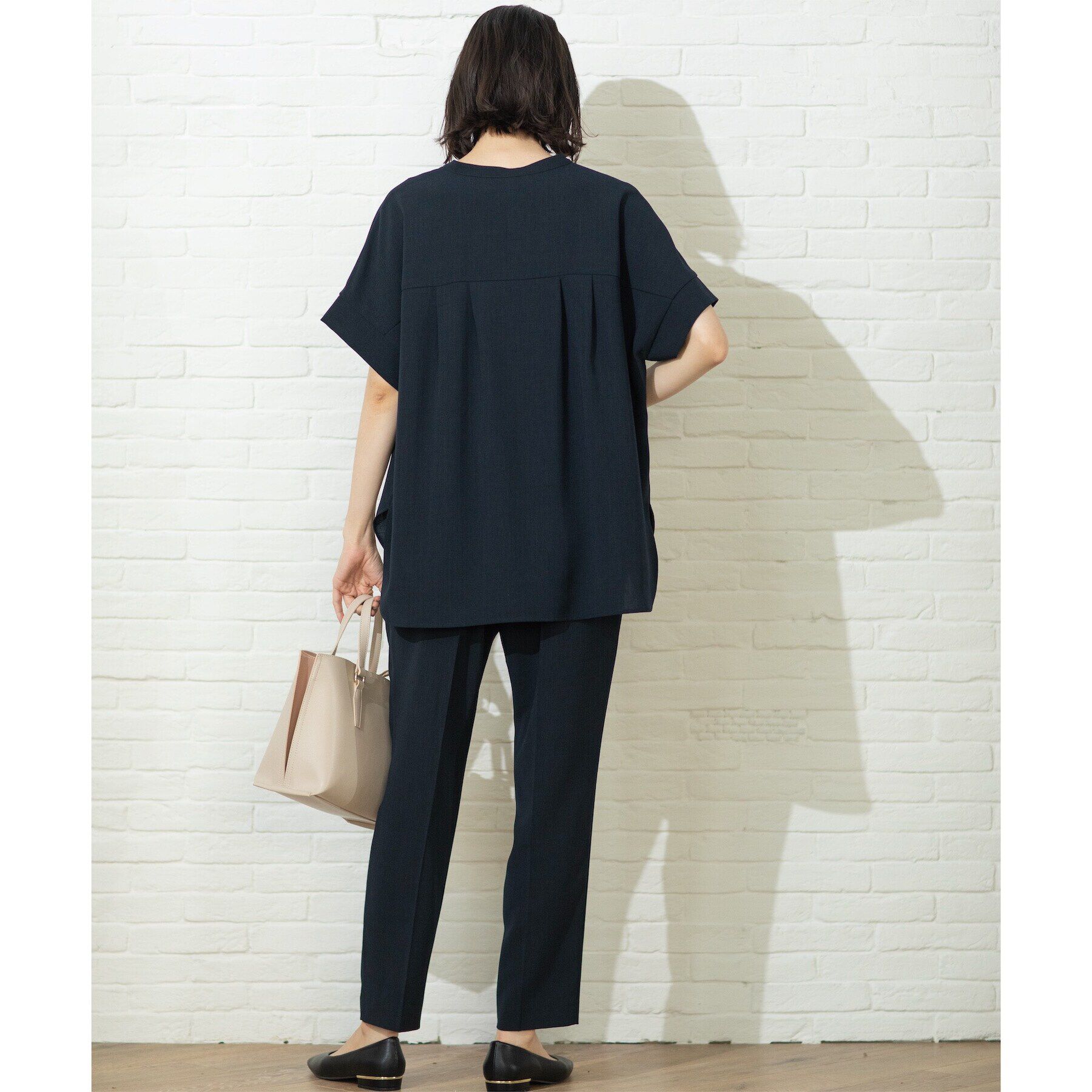 OPAQUE.CLIP「≪SS-LLsize≫ ストレッチ美脚イージーテーパードパンツ/セットアップ対応 【防シワ/抗ピル/」|その他|